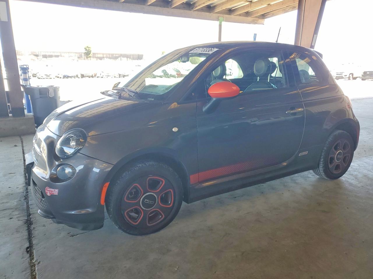 2014 Fiat 500 Electric Gray vin: 3C3CFFGE4ET208560