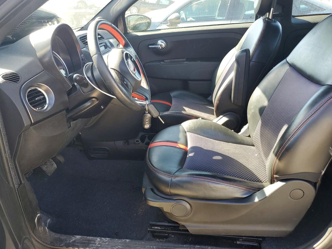 2014 Fiat 500 Electric Charcoal vin: 3C3CFFGE4ET244796