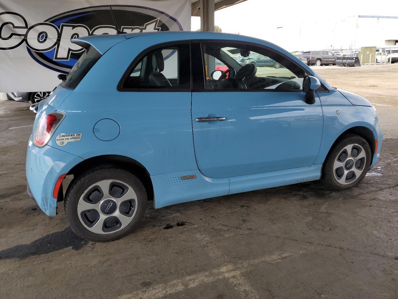 2015 Fiat 500 Electric Blue vin: 3C3CFFGE6FT503192