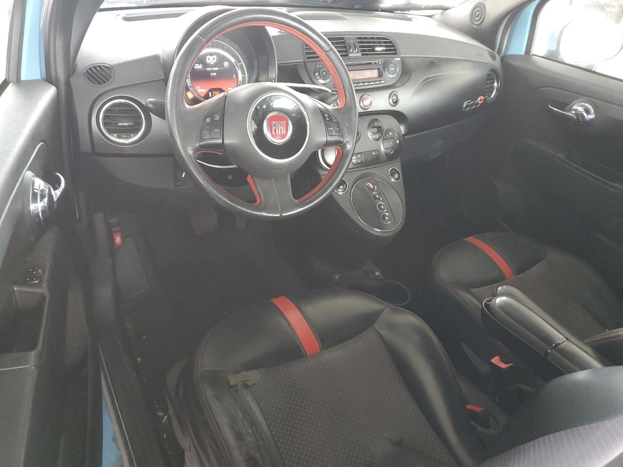 2015 Fiat 500 Electric Blue vin: 3C3CFFGE6FT503192