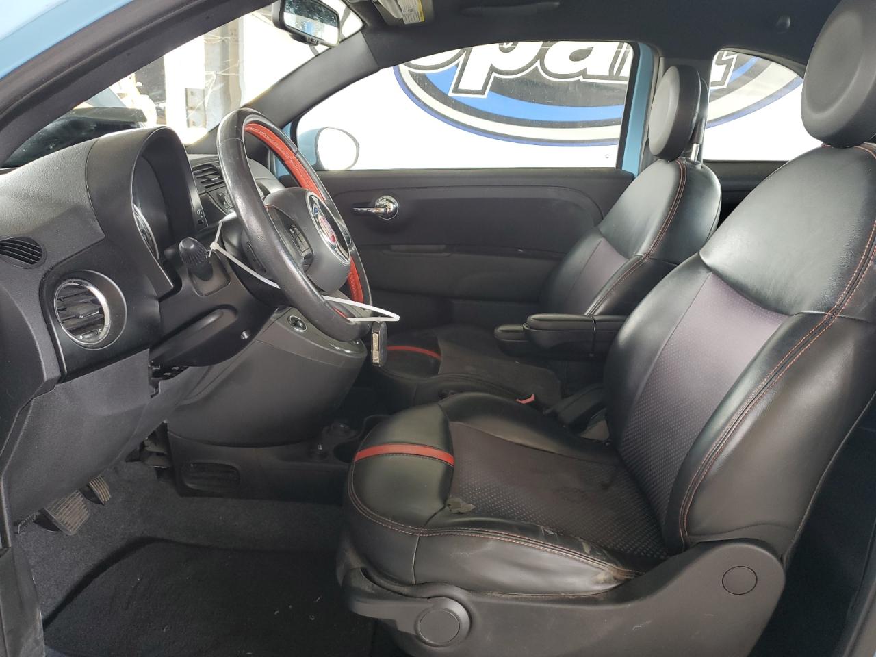2015 Fiat 500 Electric Blue vin: 3C3CFFGE6FT503192