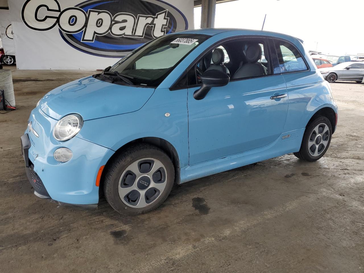 2015 Fiat 500 Electric Blue vin: 3C3CFFGE6FT503192