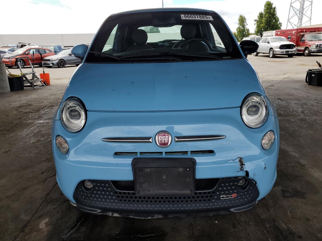 2015 Fiat 500 Electric Blue vin: 3C3CFFGE6FT503192