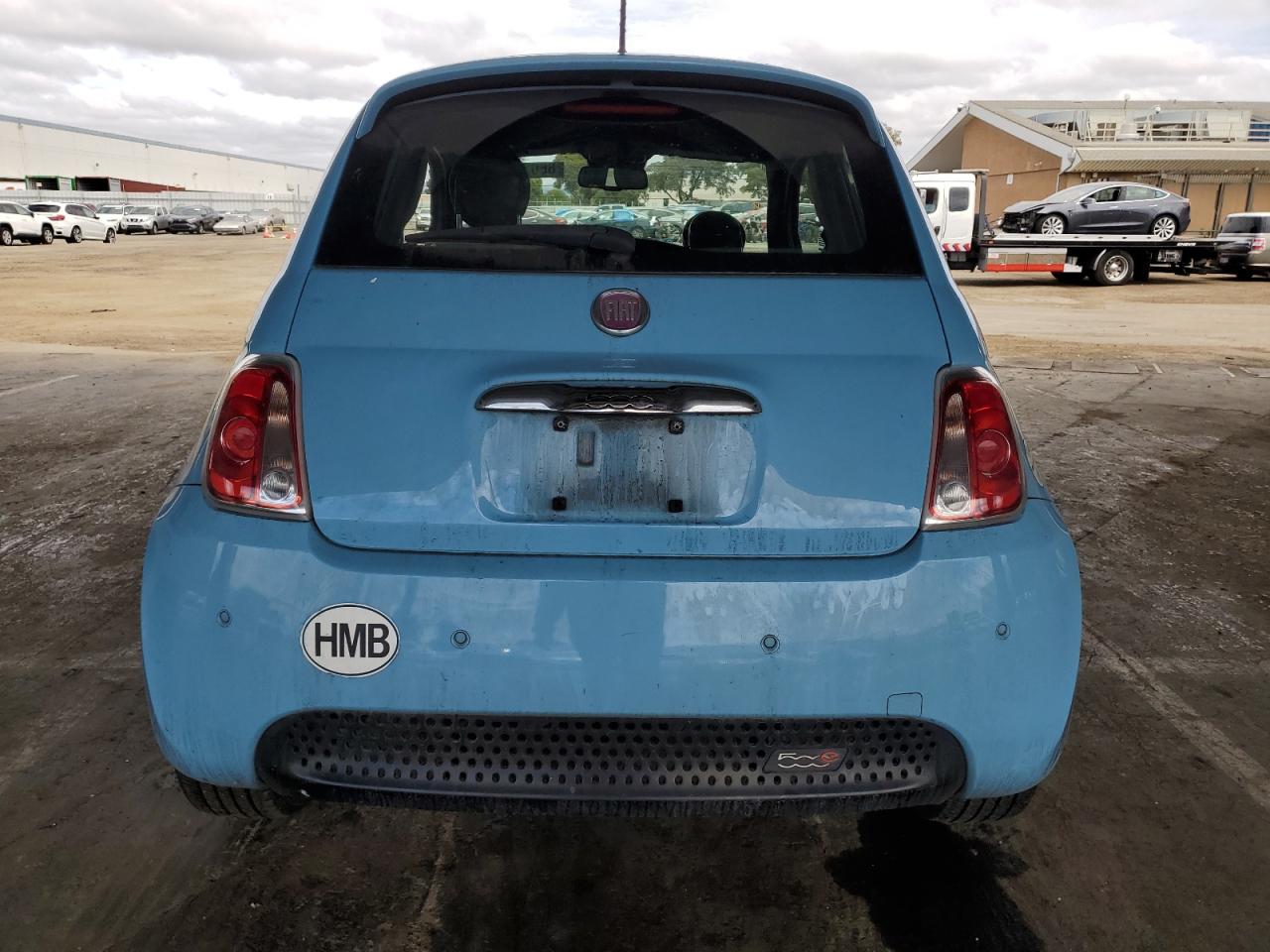 2015 Fiat 500 Electric Blue vin: 3C3CFFGE6FT503192