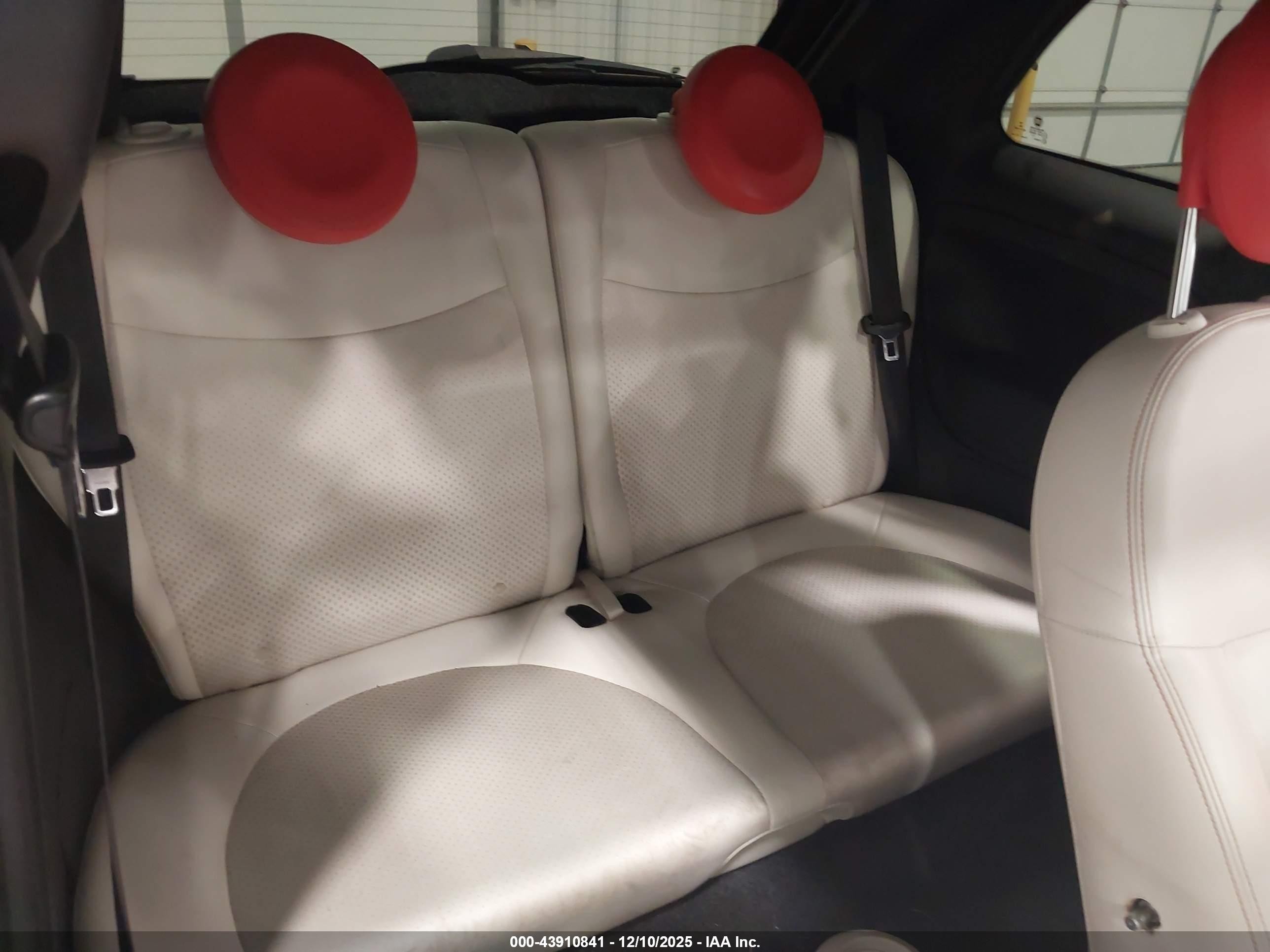 2013 Fiat 500e Battery Electric Black vin: 3C3CFFGE7DT744496