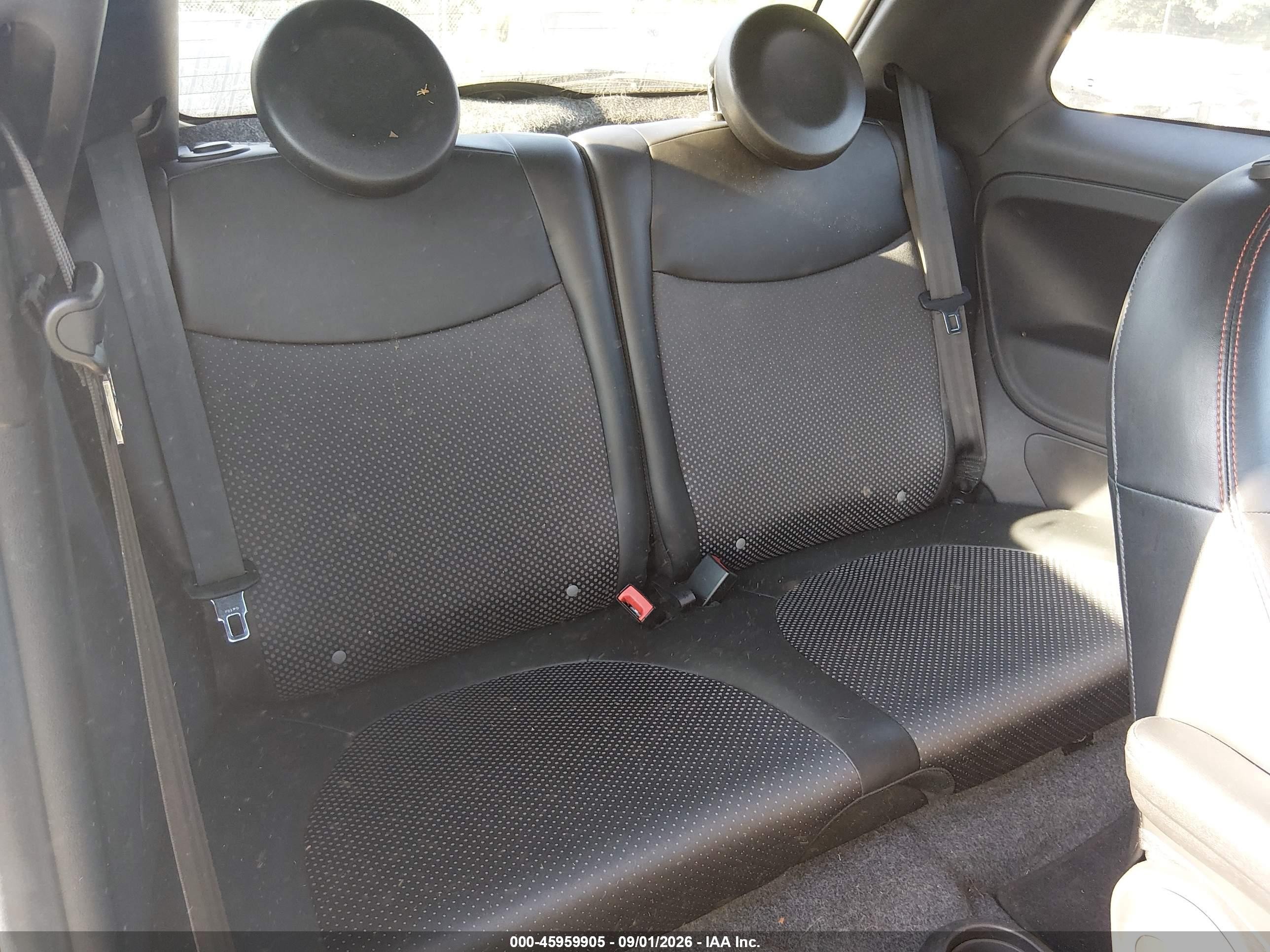 2013 Fiat 500e Battery Electric White vin: 3C3CFFGE7DT745969