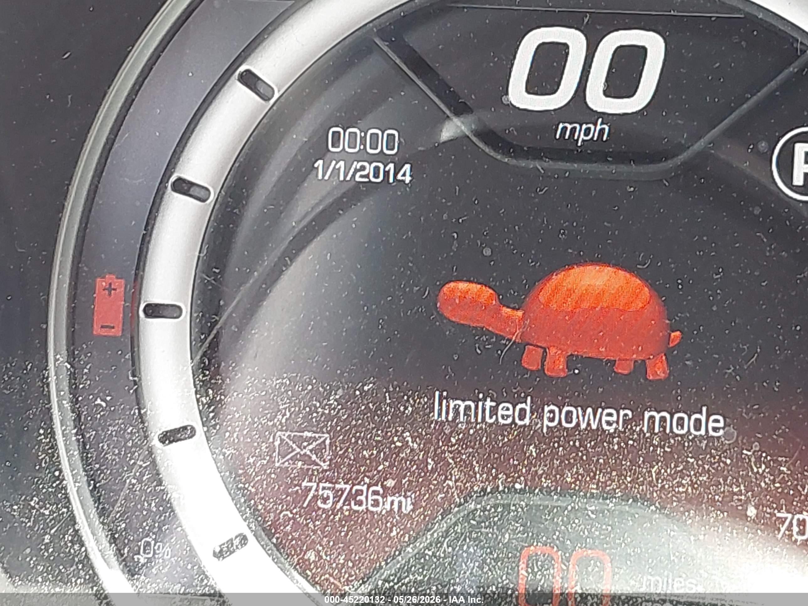 2013 Fiat 500e Battery Electric Оранжевый vin: 3C3CFFGE7DT750993