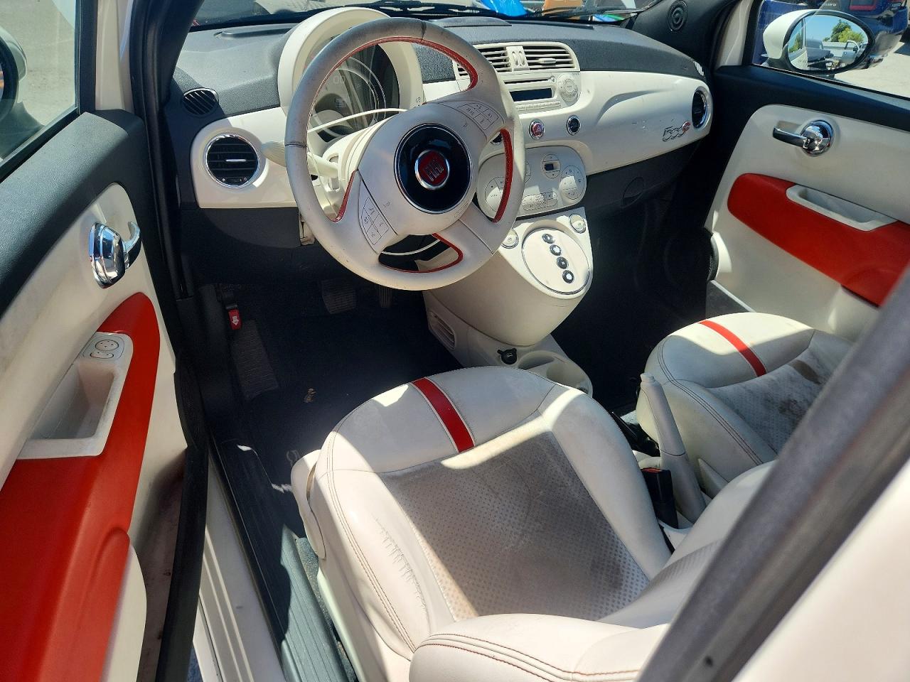 2014 Fiat 500 Electric White vin: 3C3CFFGE7ET172668