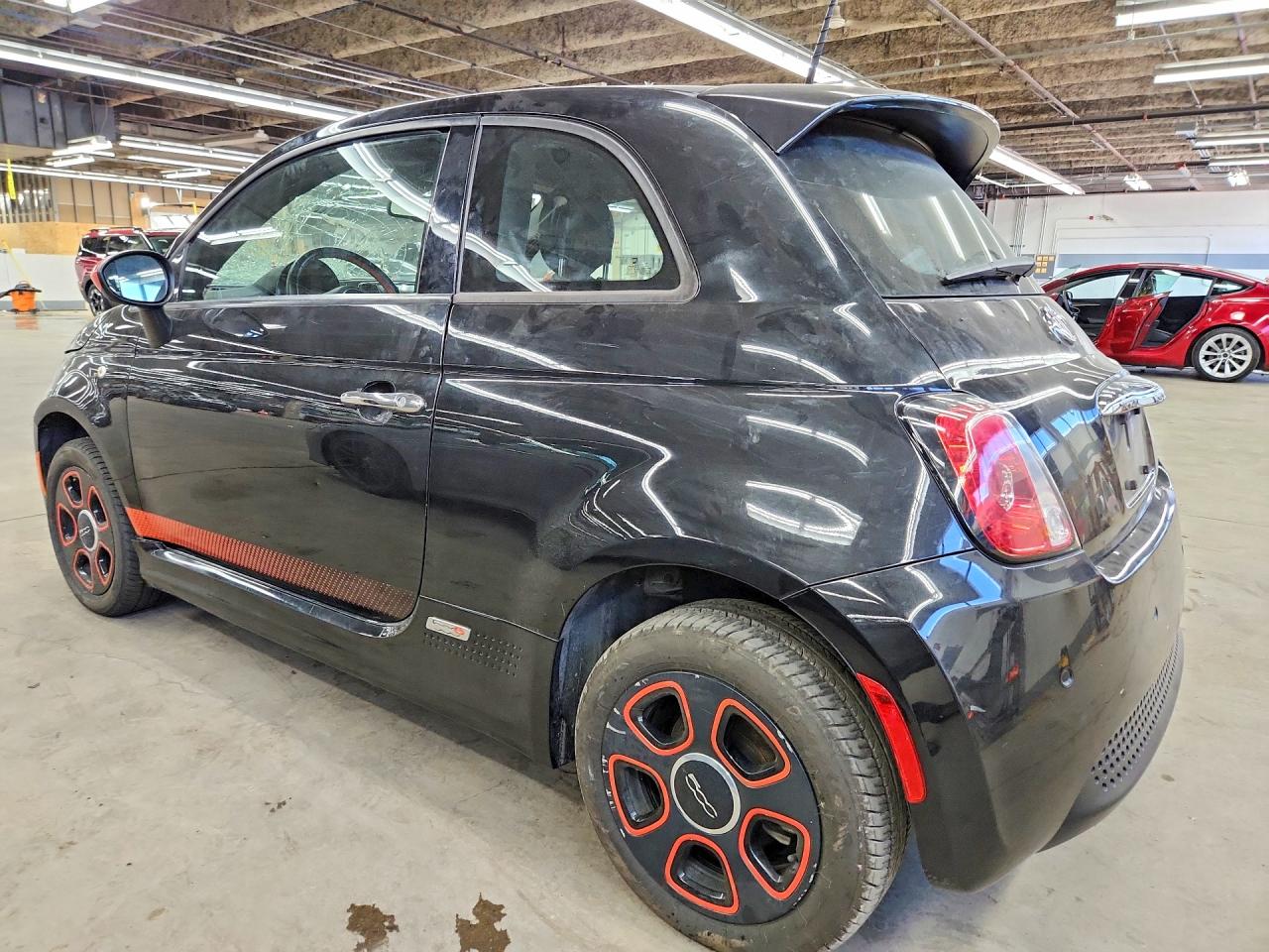 2013 Fiat 500 Electric Black vin: 3C3CFFGE9DT663239