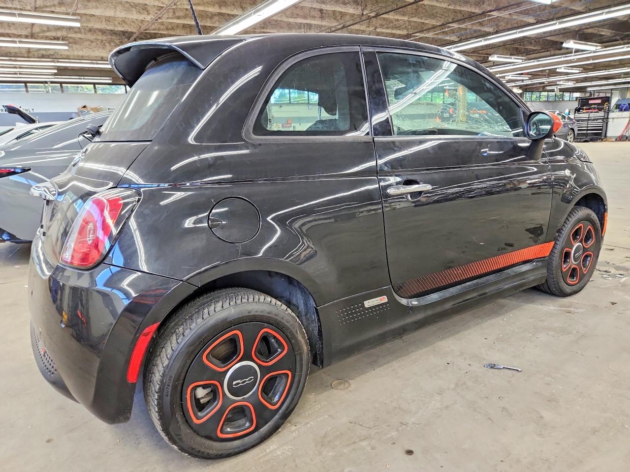 2013 Fiat 500 Electric Black vin: 3C3CFFGE9DT663239