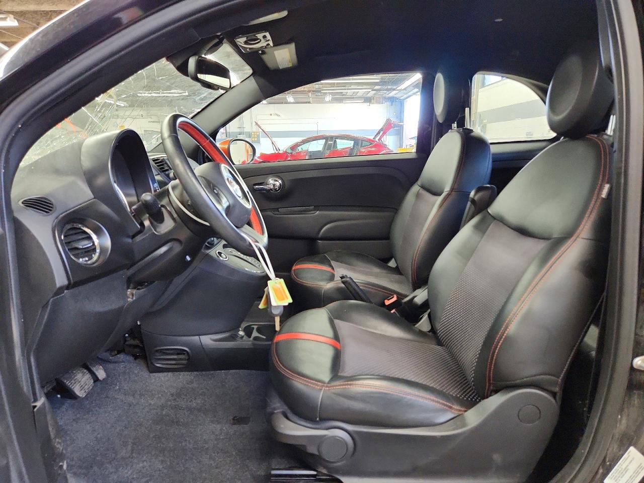 2013 Fiat 500 Electric Black vin: 3C3CFFGE9DT663239