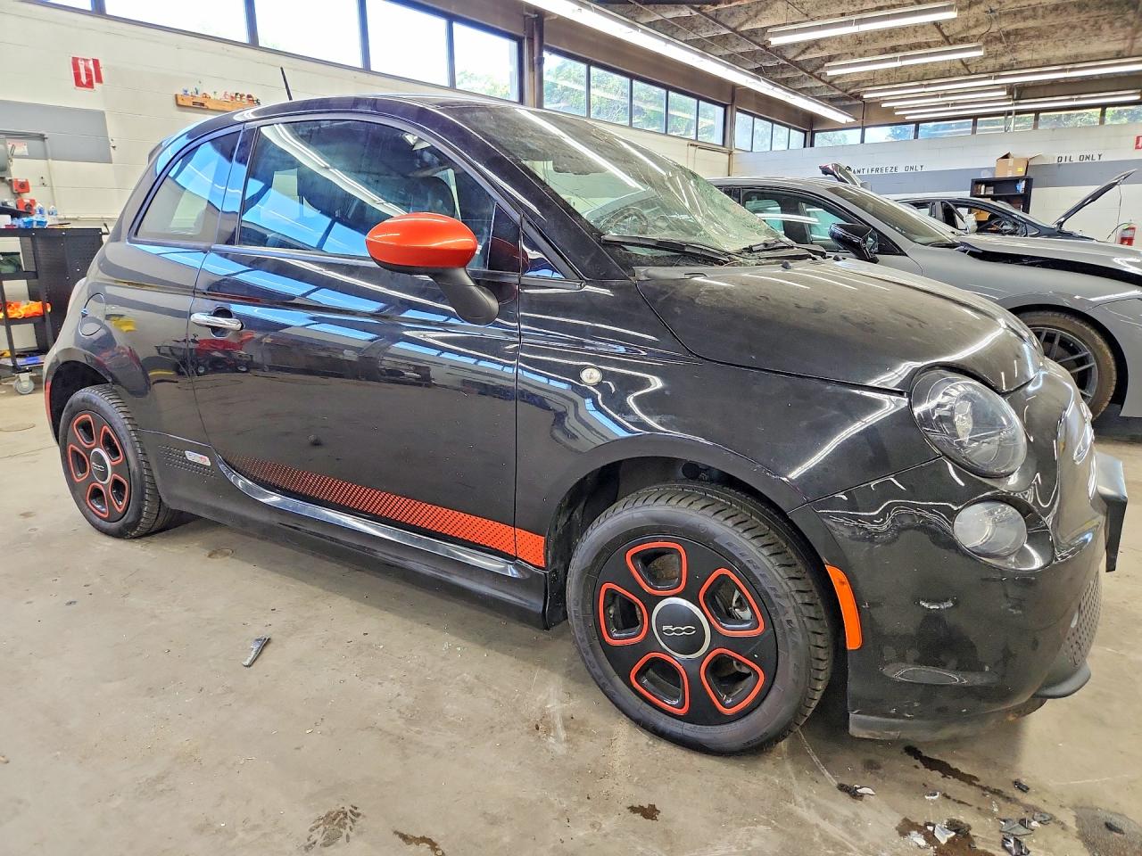 2013 Fiat 500 Electric Black vin: 3C3CFFGE9DT663239