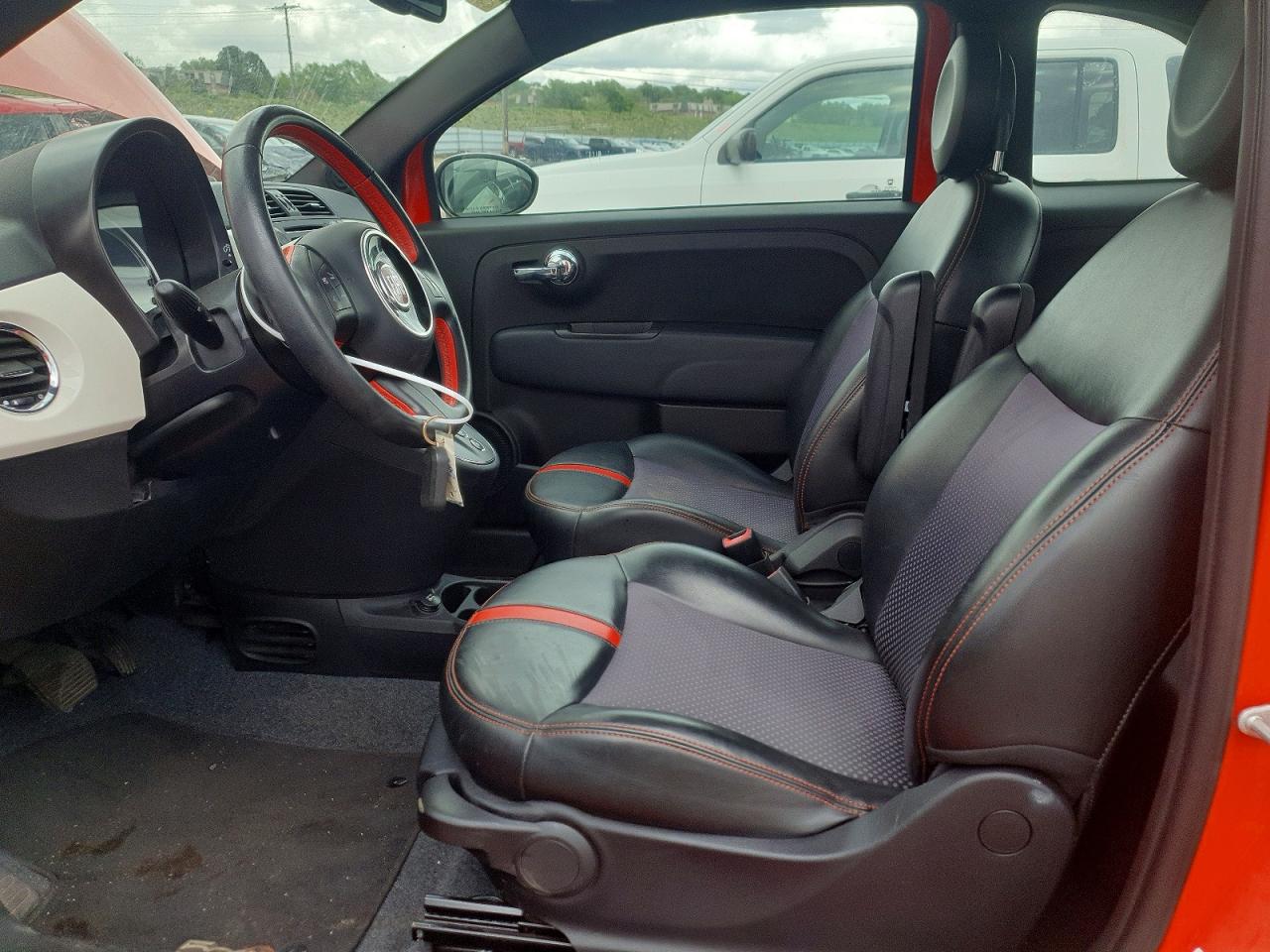 2014 Fiat 500 Electric Orange vin: 3C3CFFGE9ET189715
