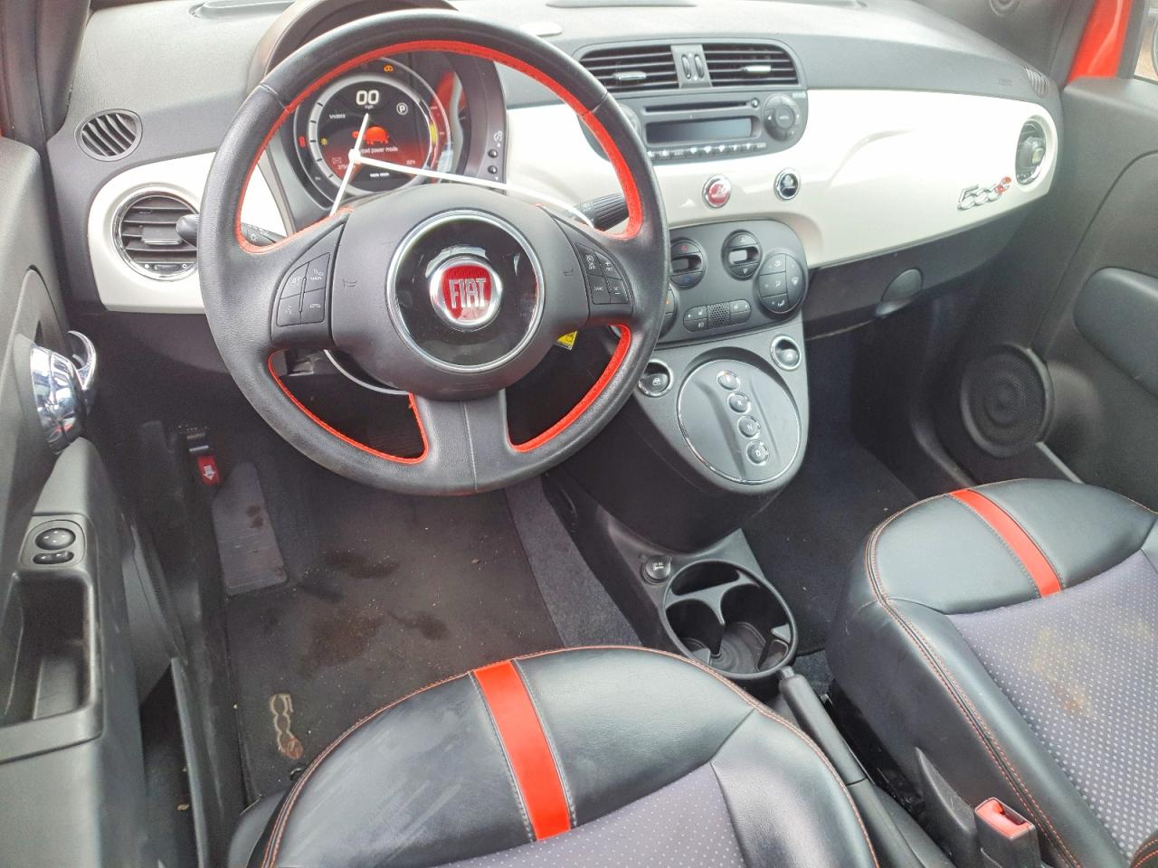 2014 Fiat 500 Electric Orange vin: 3C3CFFGE9ET189715