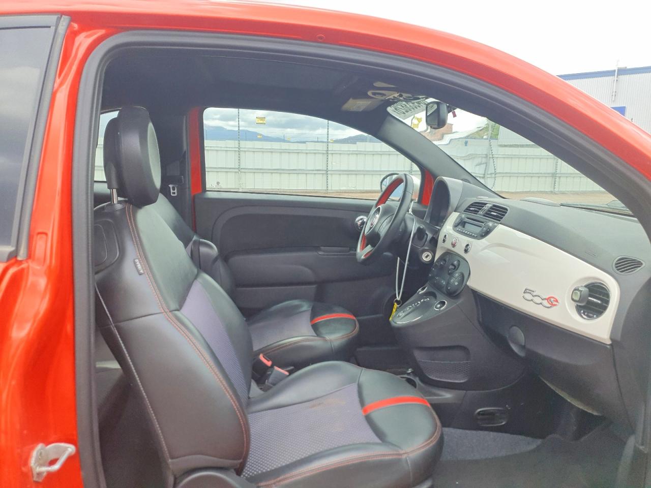2014 Fiat 500 Electric Orange vin: 3C3CFFGE9ET189715