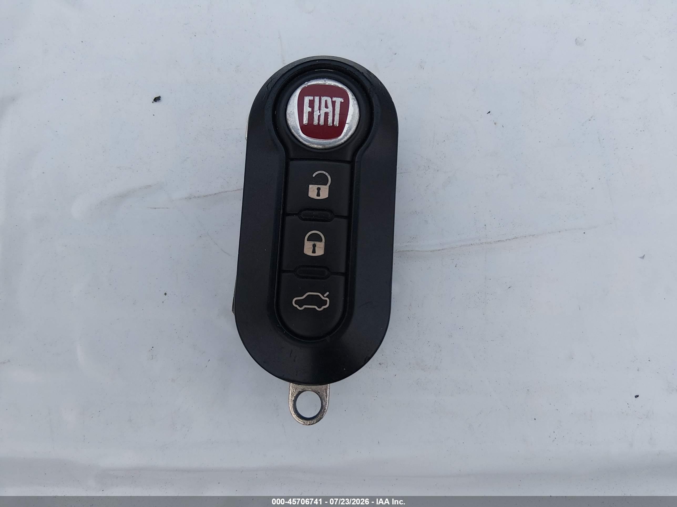 2015 Fiat 500e Battery Electric Orange vin: 3C3CFFGE9FT503266