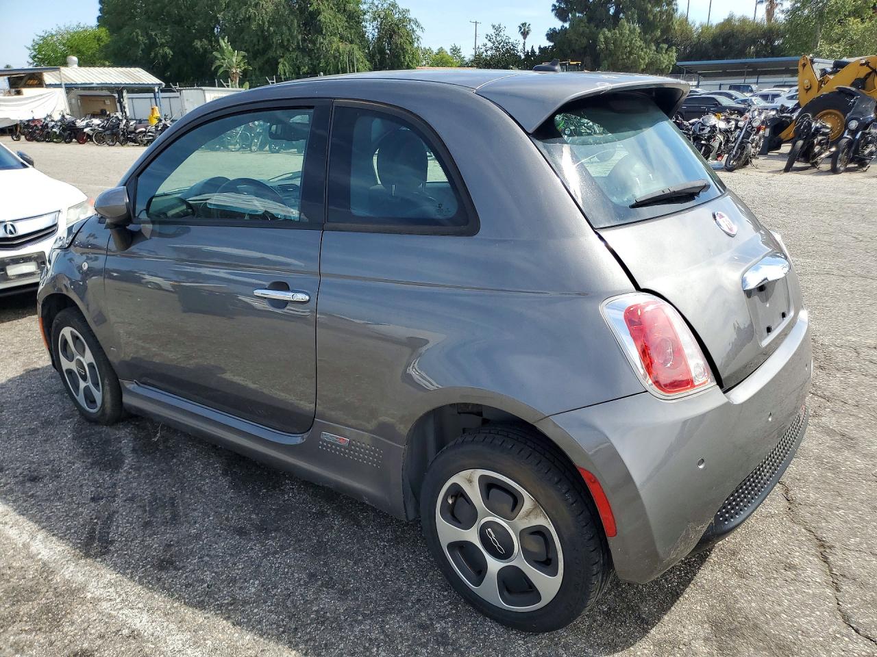 2013 Fiat 500 Electric Gray vin: 3C3CFFGEXDT744797