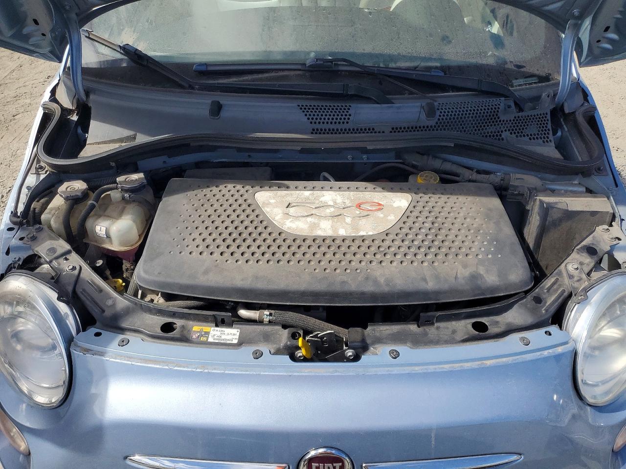 2015 Fiat 500 Electric Blue vin: 3C3CFFGEXFT522909