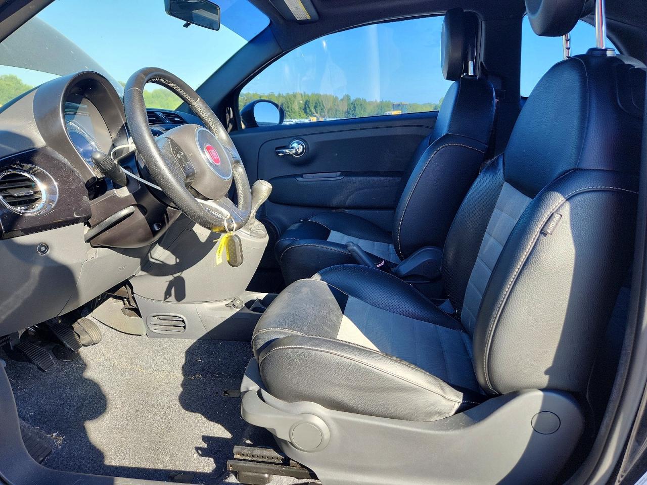 2013 Fiat 500 Sport Black vin: 3C3CFFHH1DT623245
