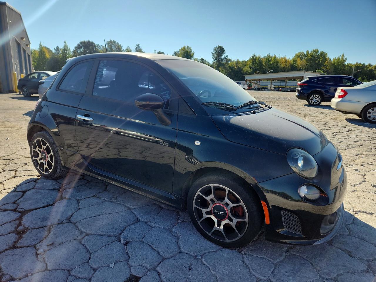2013 Fiat 500 Sport Black vin: 3C3CFFHH1DT623245