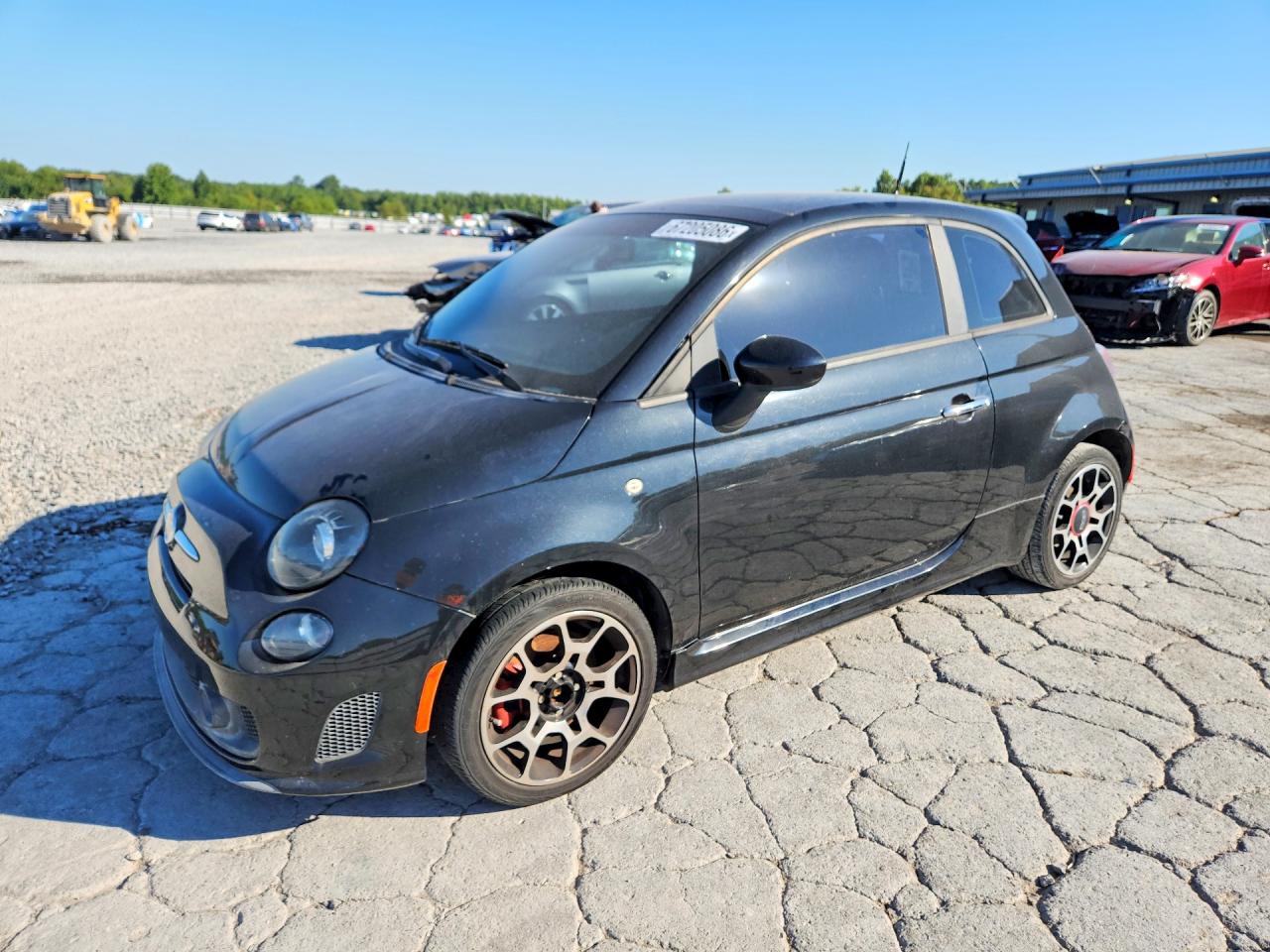 2013 Fiat 500 Sport Черный vin: 3C3CFFHH1DT623245