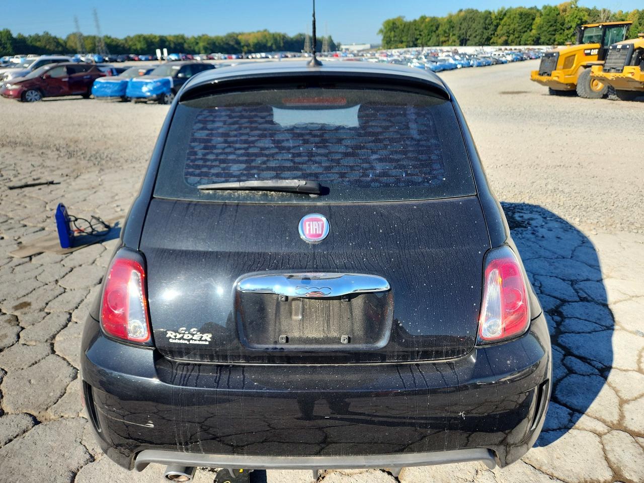 2013 Fiat 500 Sport Black vin: 3C3CFFHH1DT623245