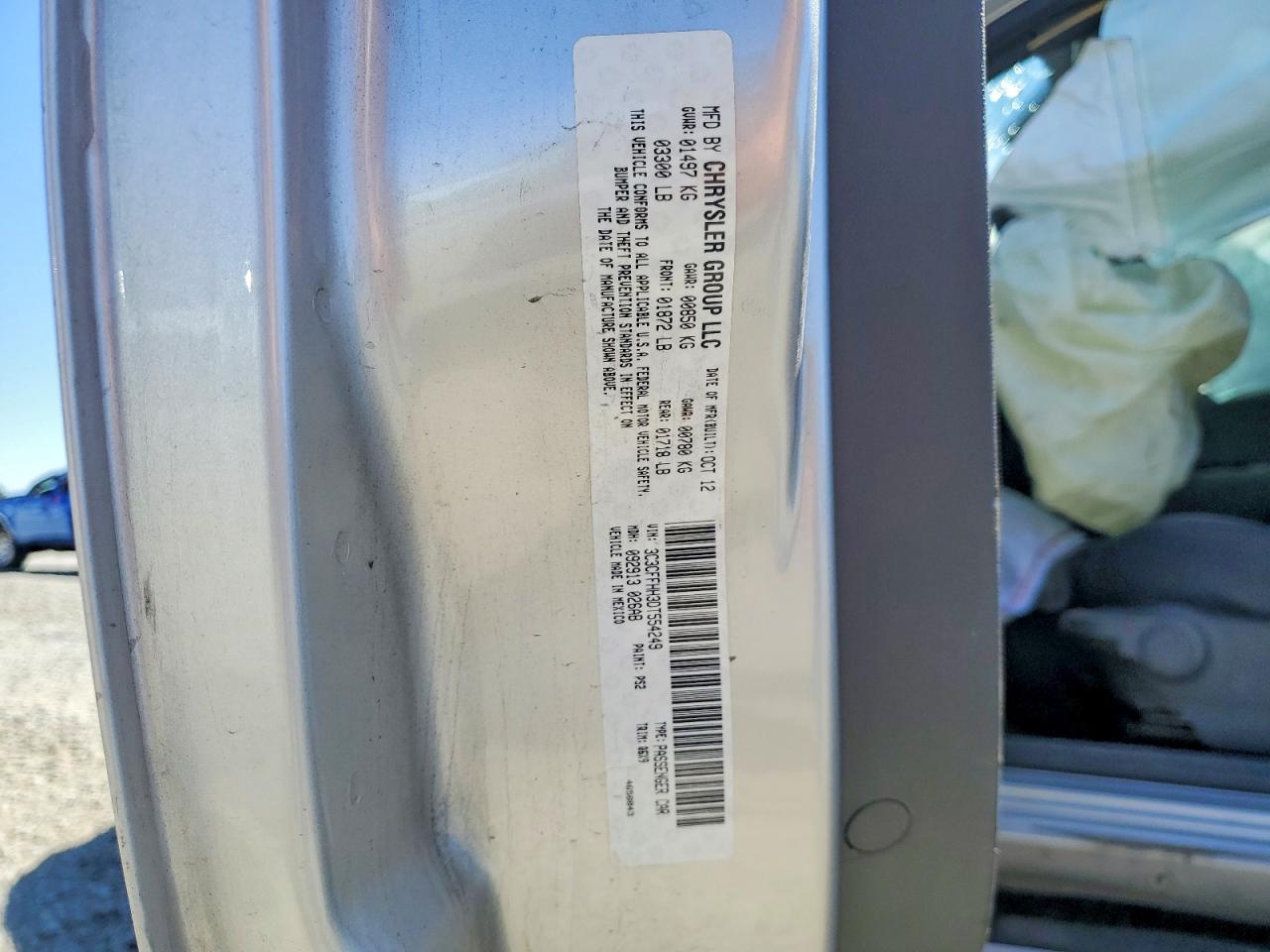 2013 Fiat 500 Sport Silver vin: 3C3CFFHH3DT554249