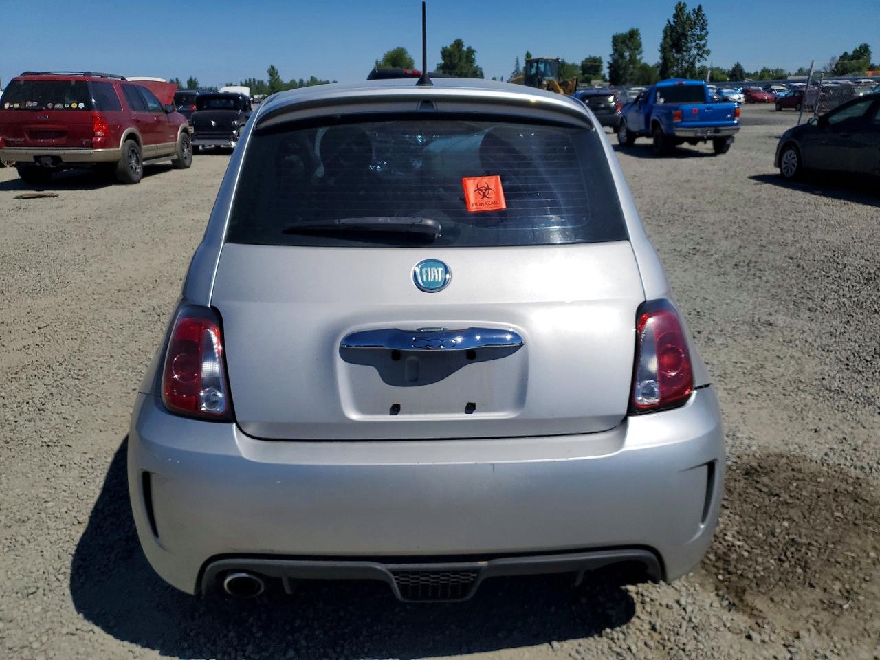 2013 Fiat 500 Sport Silver vin: 3C3CFFHH3DT554249