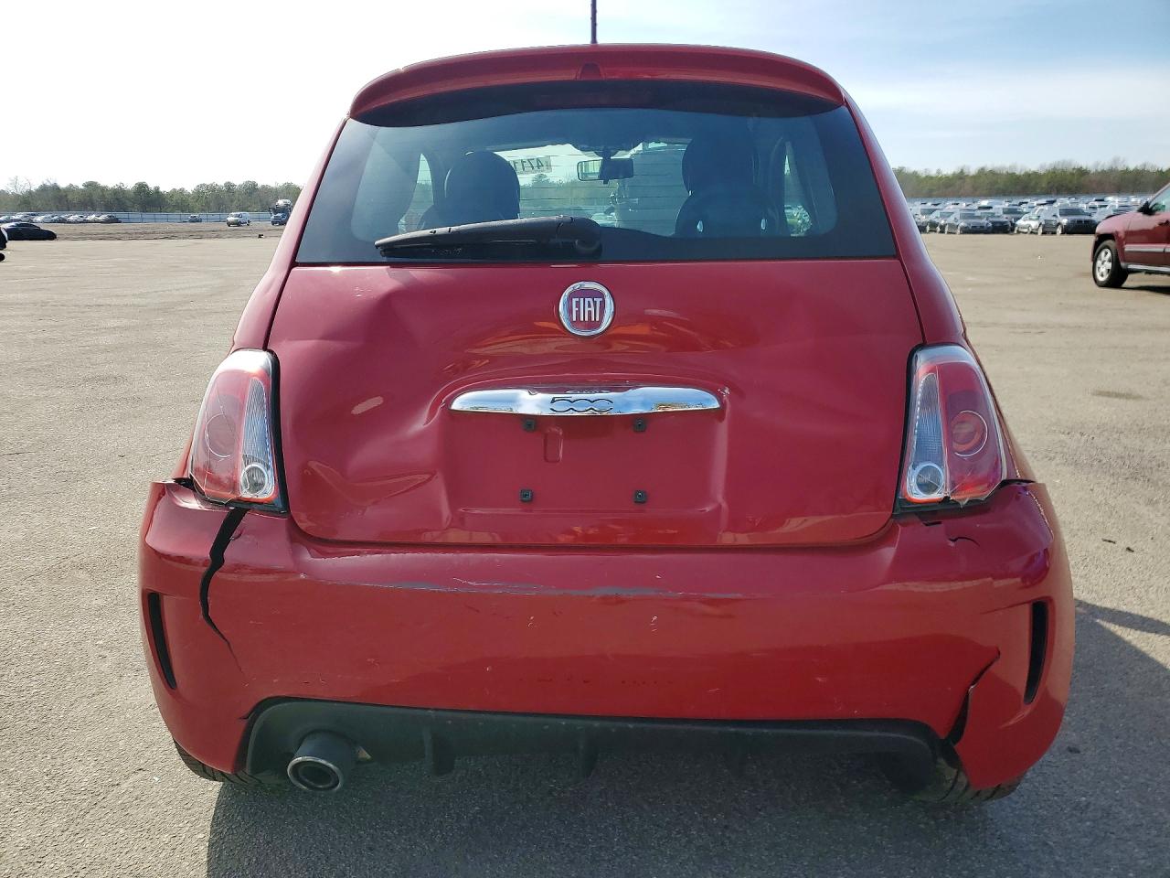 2013 Fiat 500 Sport Red vin: 3C3CFFHH4DT607265