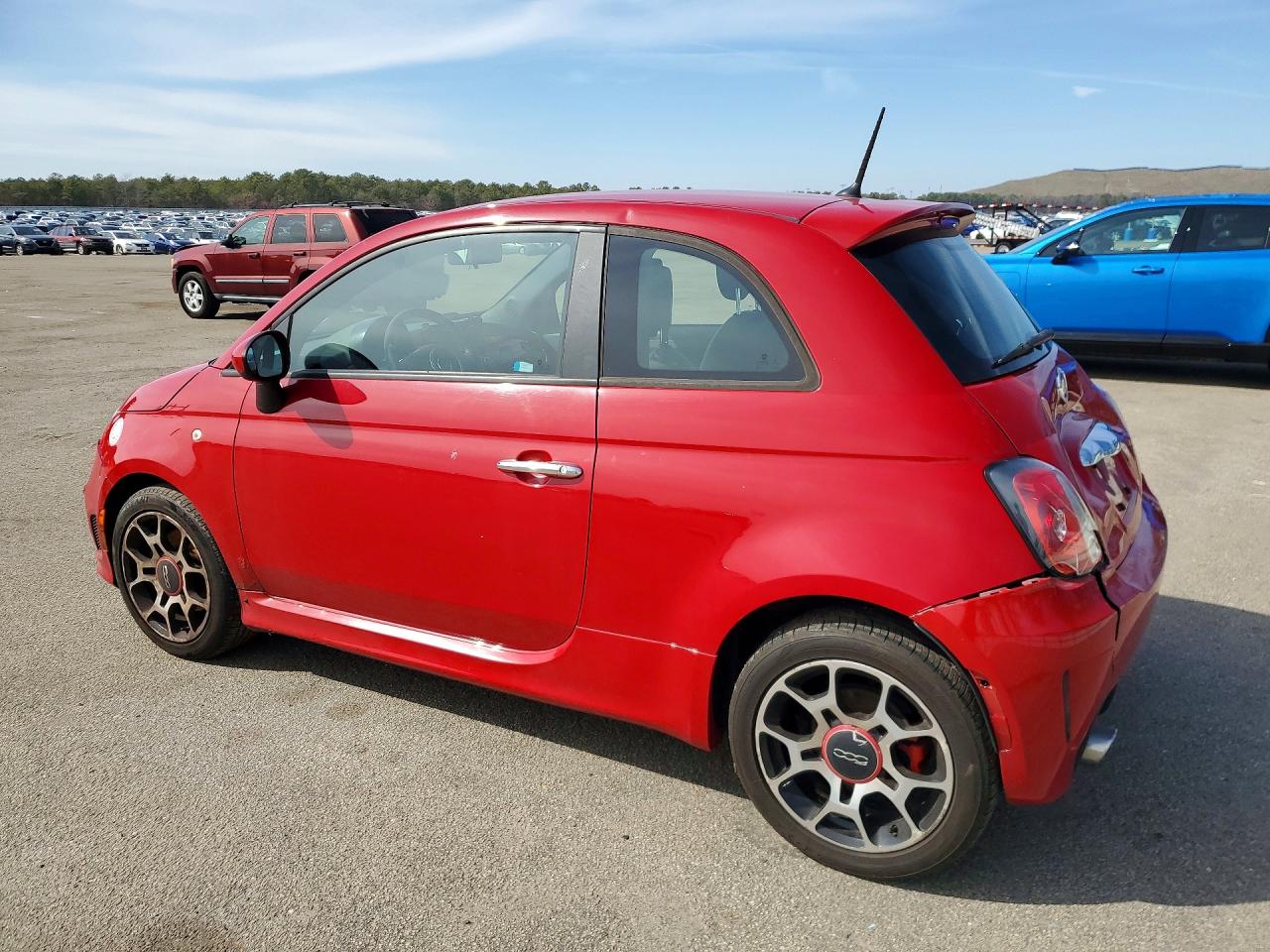 2013 Fiat 500 Sport Red vin: 3C3CFFHH4DT607265