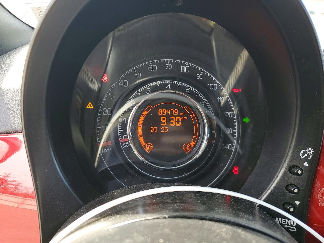 2013 Fiat 500 Sport Red vin: 3C3CFFHH4DT607265