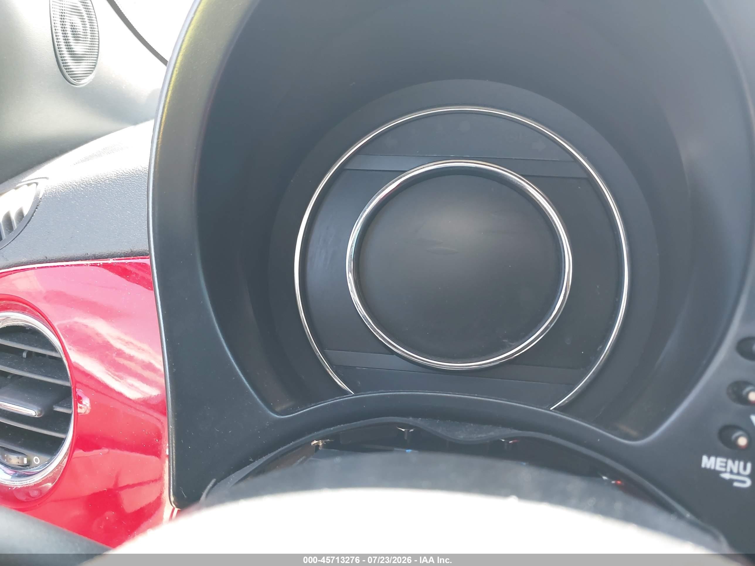 2015 Fiat 500 Turbo Red vin: 3C3CFFHH7FT568853