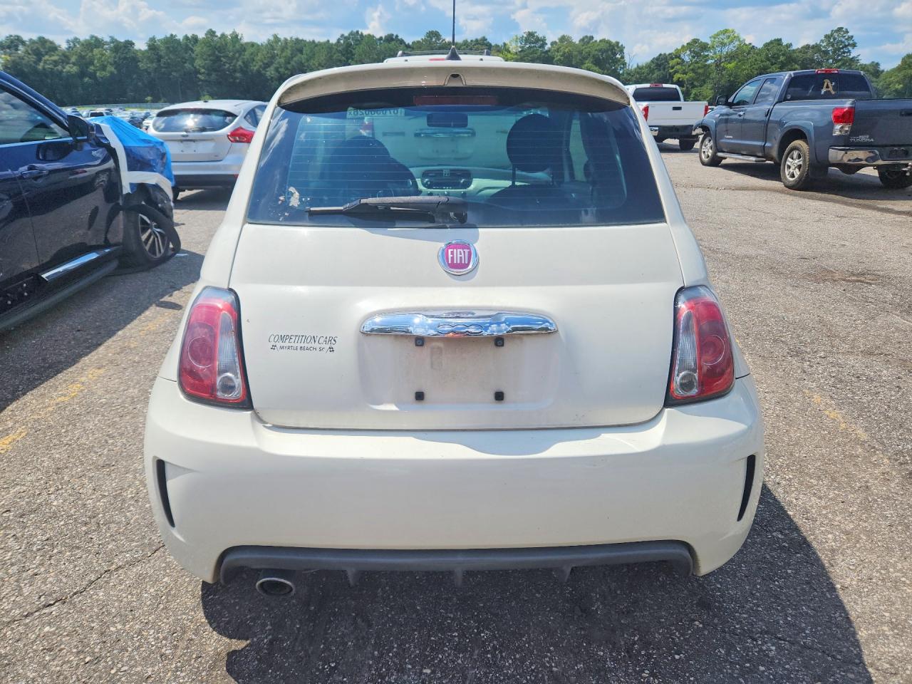2013 Fiat 500 Sport Белый vin: 3C3CFFHH8DT594455