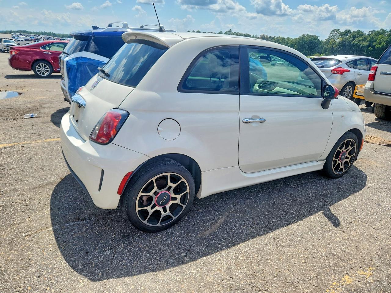2013 Fiat 500 Sport Белый vin: 3C3CFFHH8DT594455