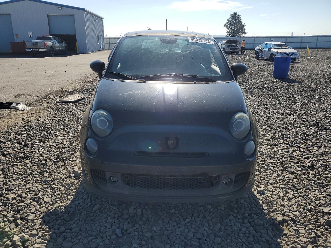 2015 Fiat 500 Sport Black vin: 3C3CFFHH9FT586223