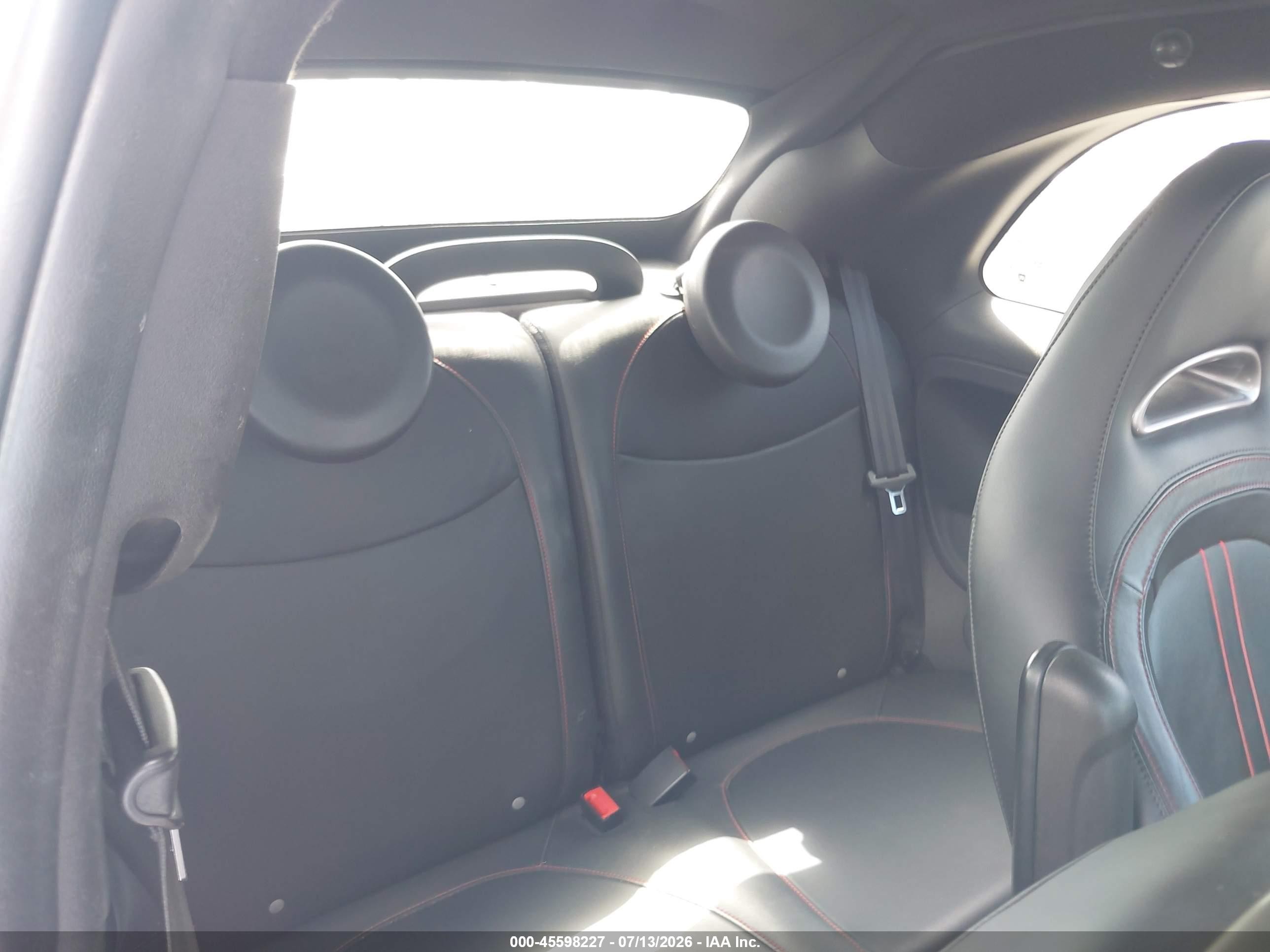 2013 Fiat 500c Abarth White vin: 3C3CFFJH3DT633964