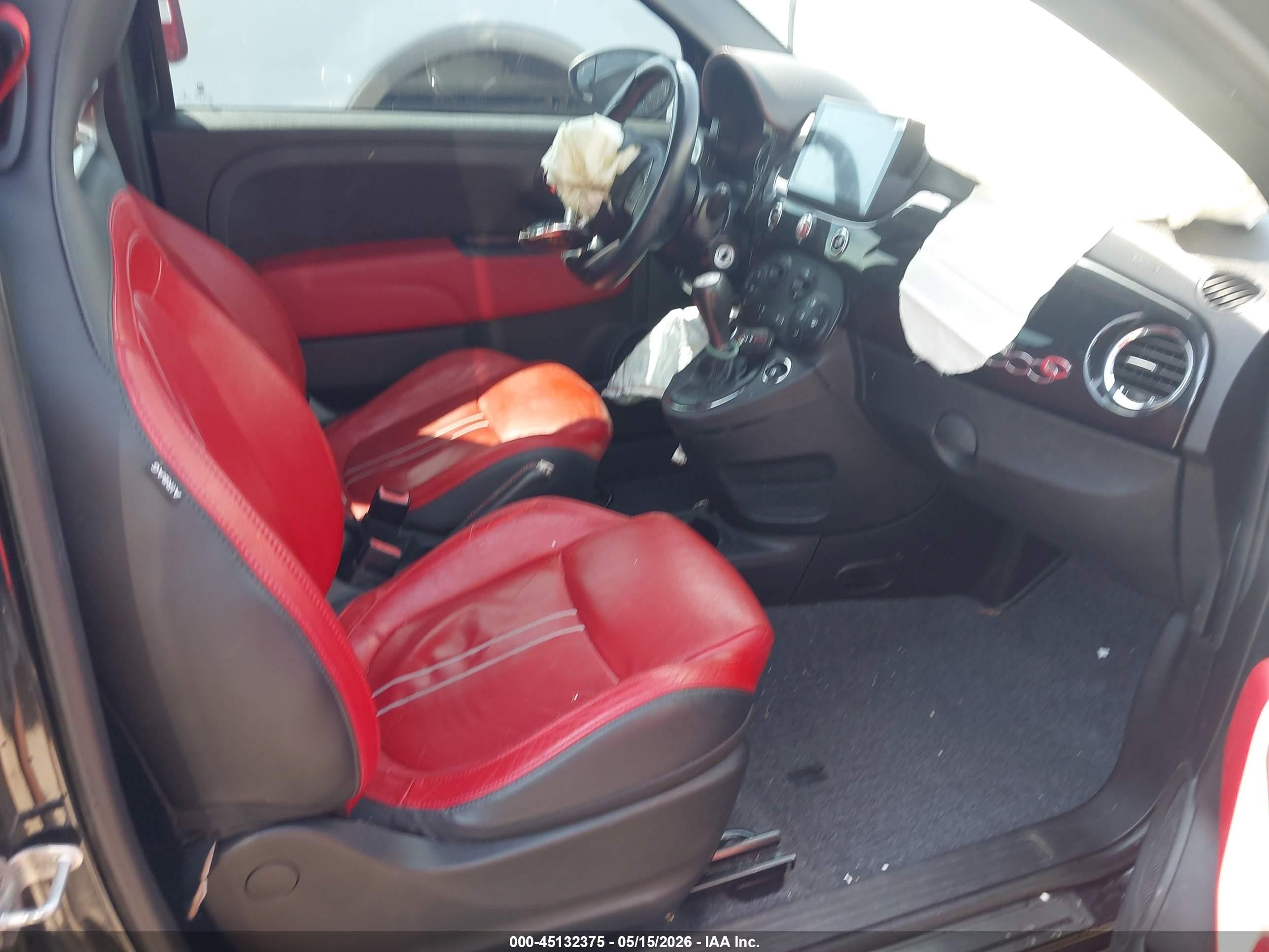 2013 Fiat 500c Abarth Black vin: 3C3CFFJH3DT666950