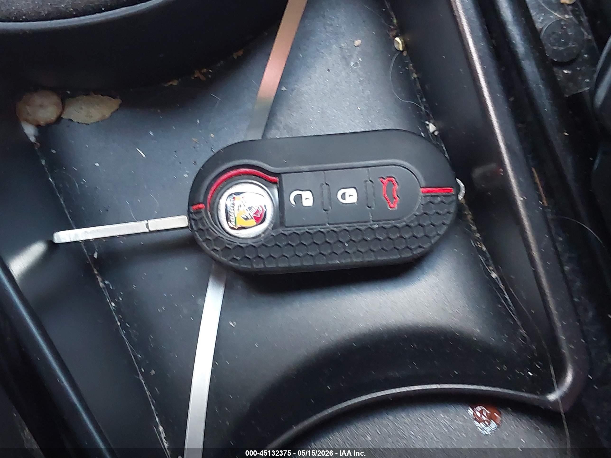 2013 Fiat 500c Abarth Black vin: 3C3CFFJH3DT666950