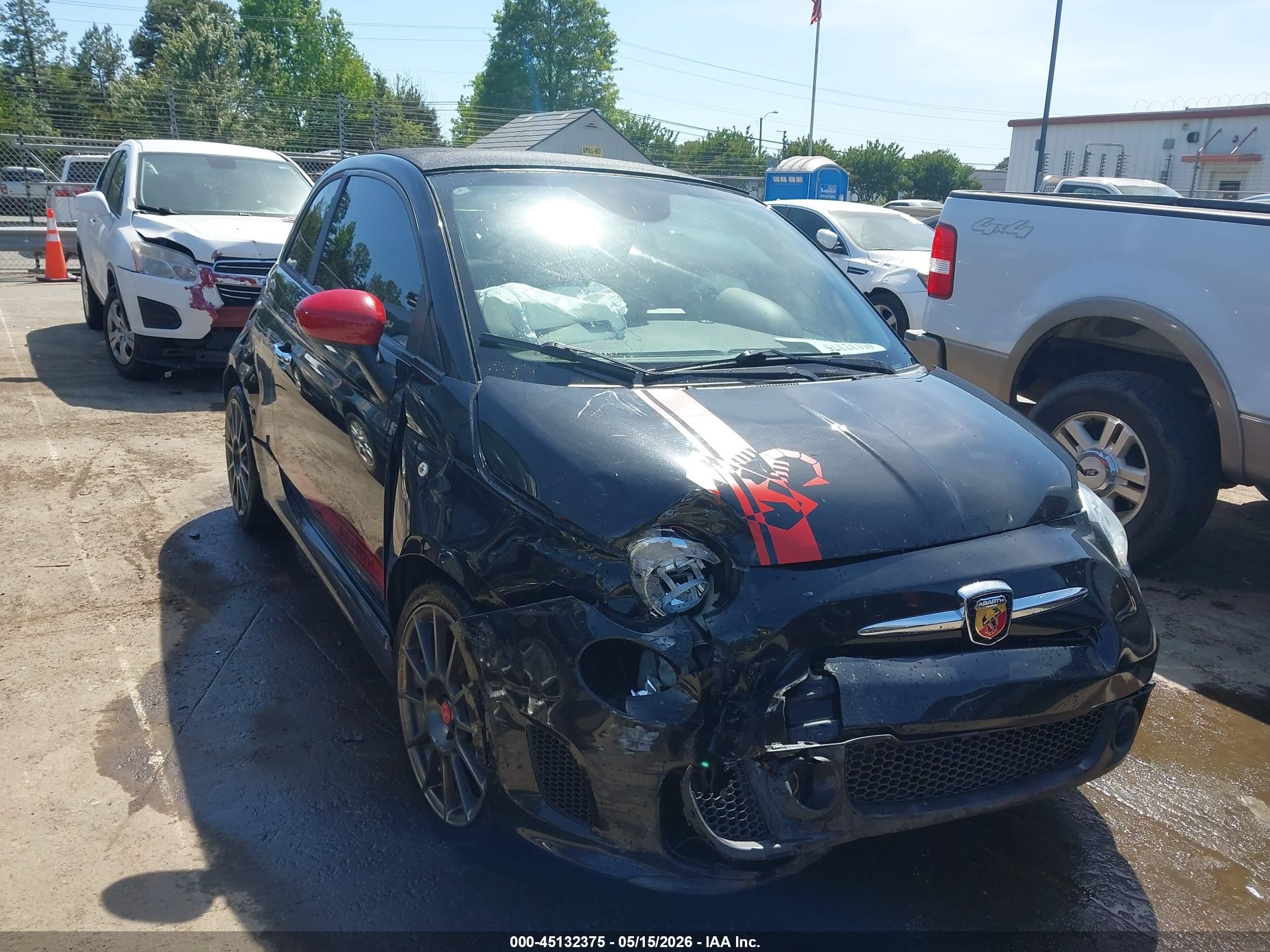2013 Fiat 500c Abarth Черный vin: 3C3CFFJH3DT666950