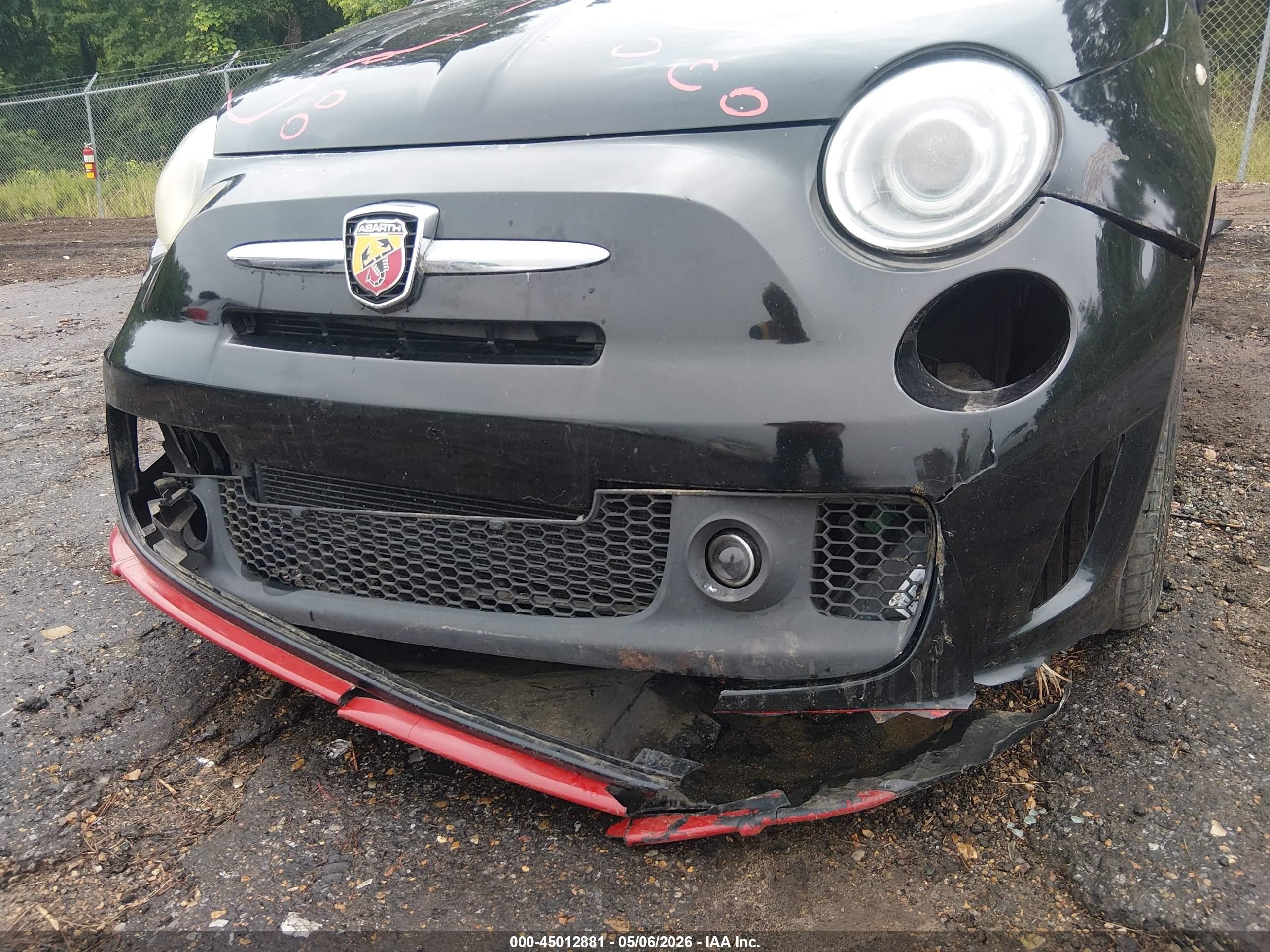 2013 Fiat 500c Abarth Черный vin: 3C3CFFJH3DT742988