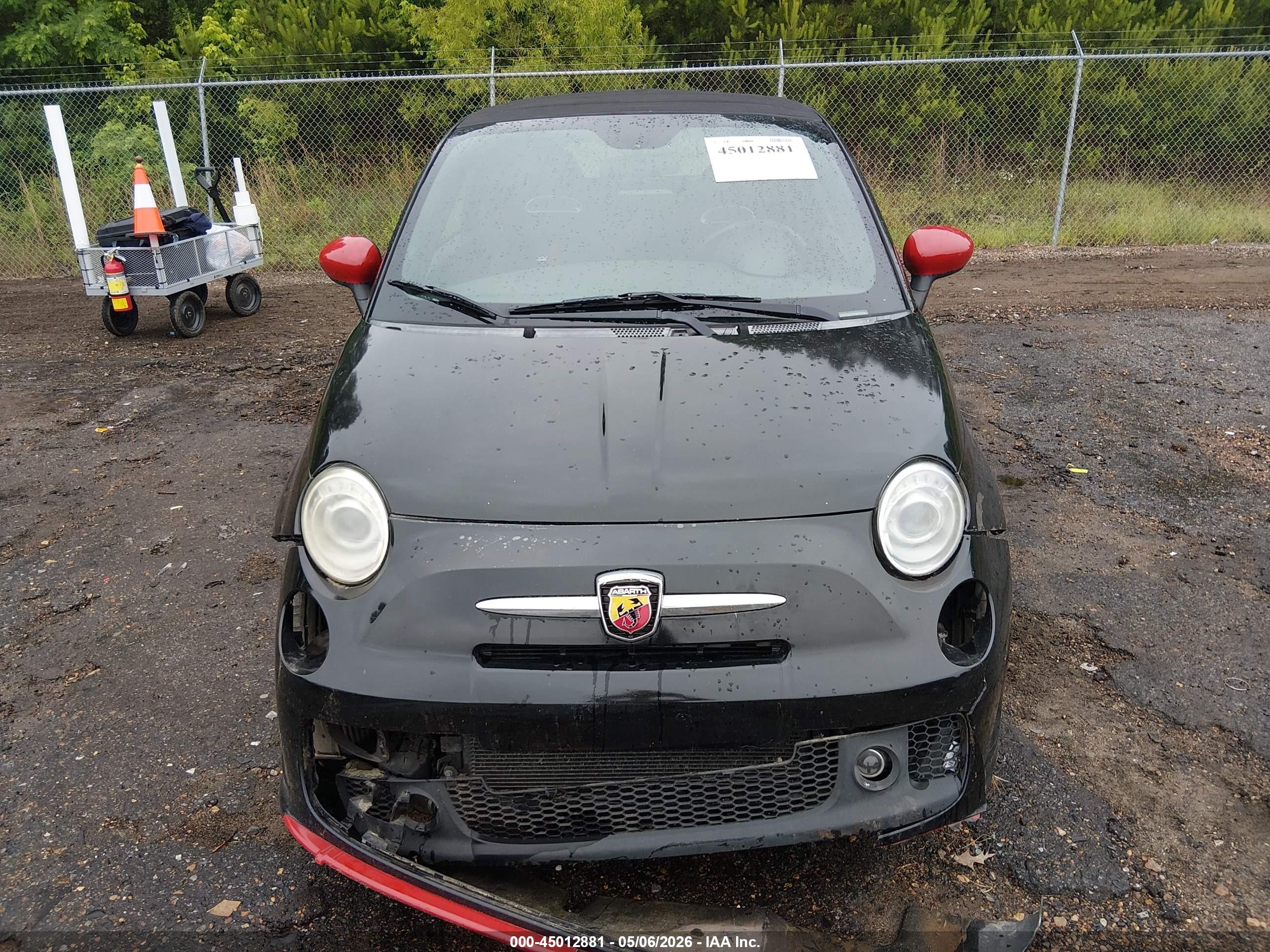2013 Fiat 500c Abarth Черный vin: 3C3CFFJH3DT742988