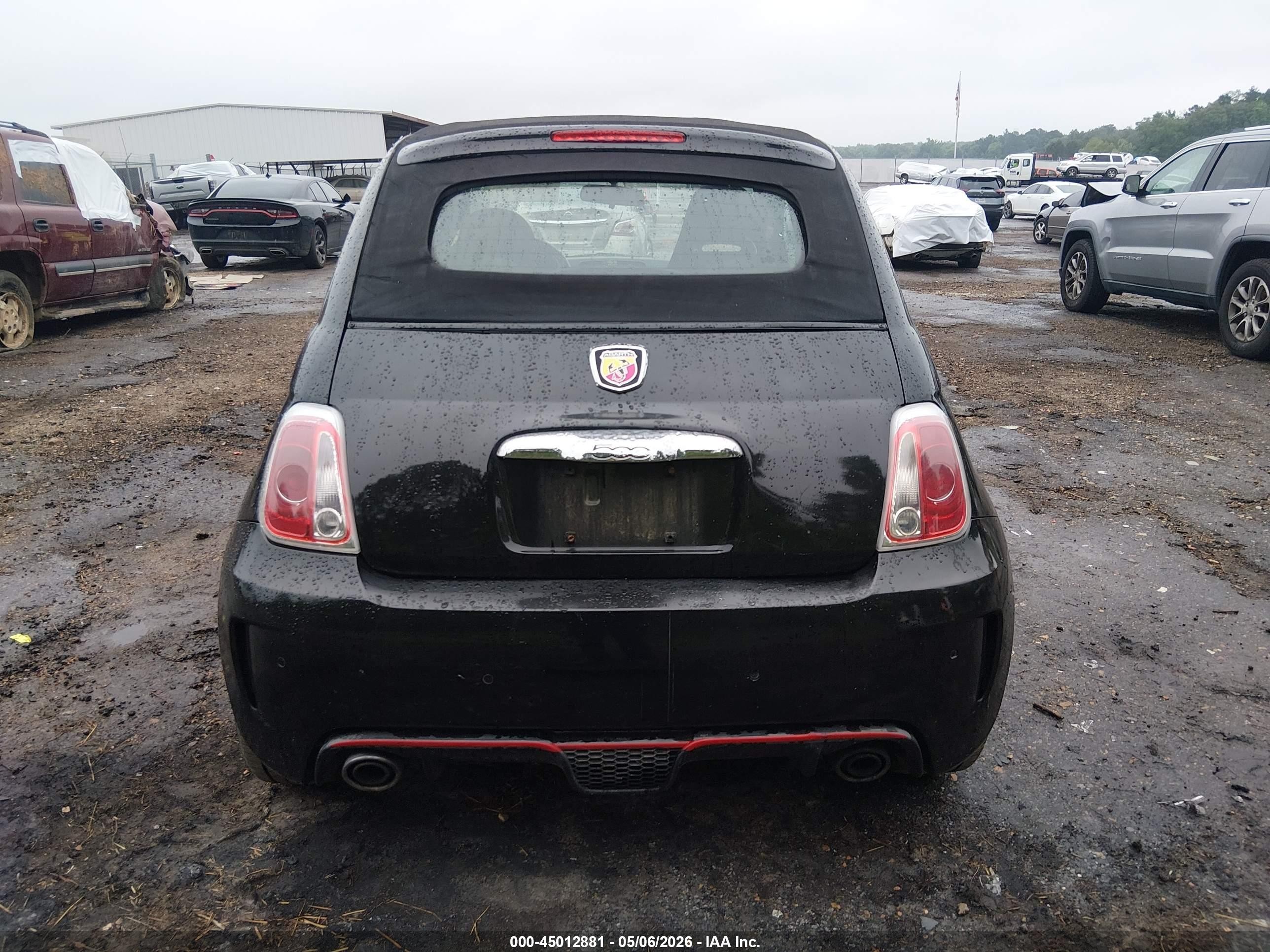 2013 Fiat 500c Abarth Черный vin: 3C3CFFJH3DT742988