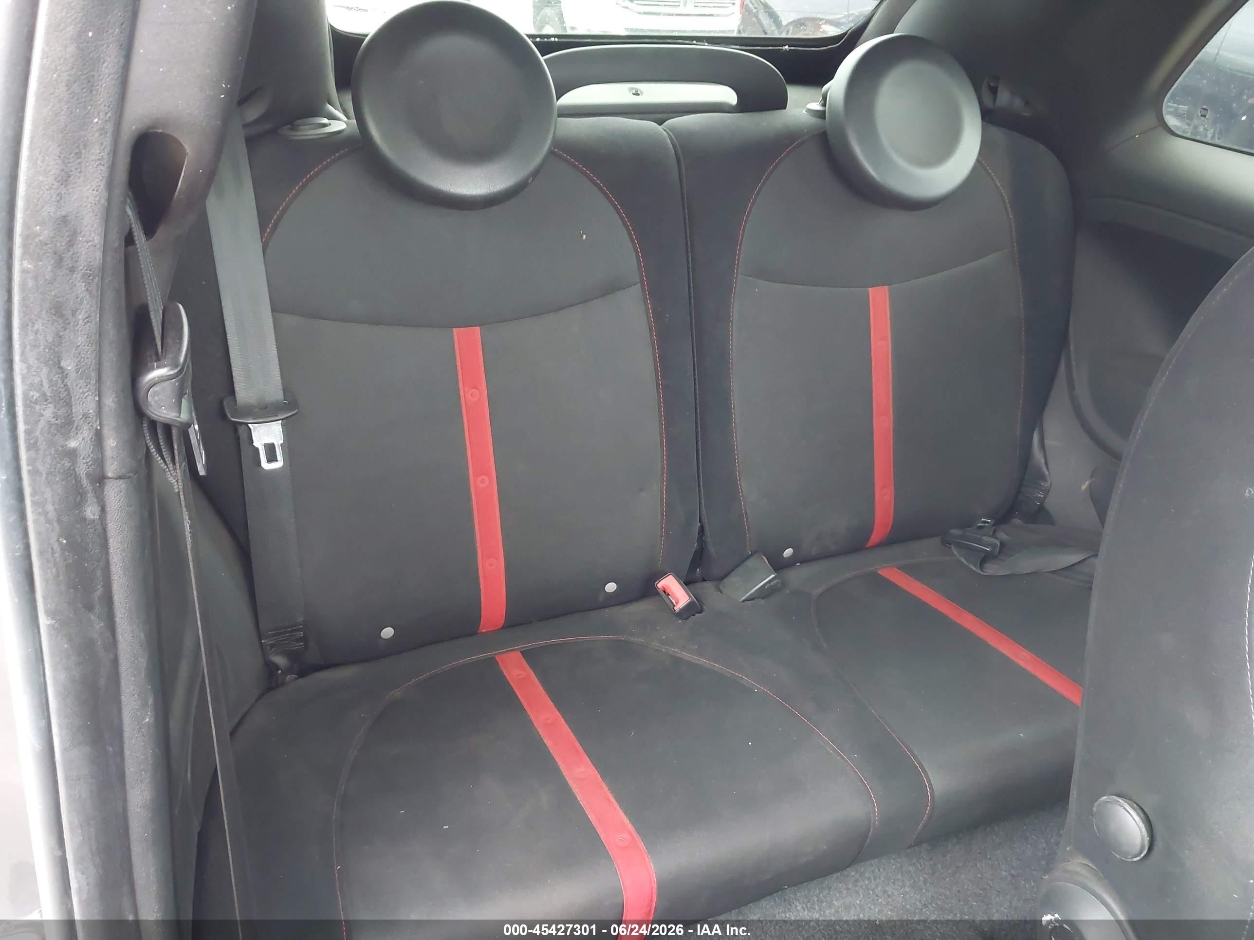 2013 Fiat 500c Abarth Gray vin: 3C3CFFJH6DT741950