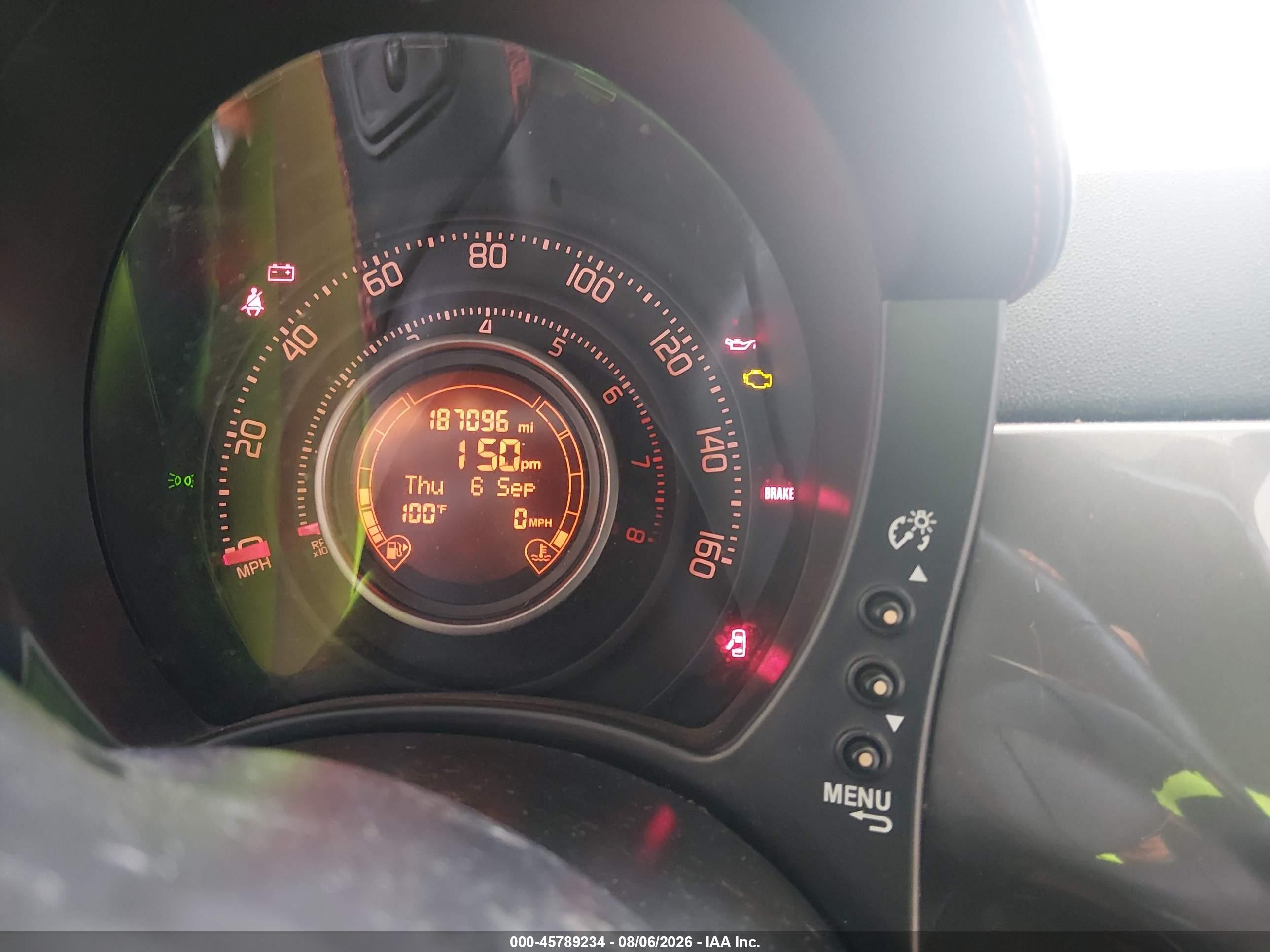 2013 Fiat 500c Abarth Gray vin: 3C3CFFJH9DT718551