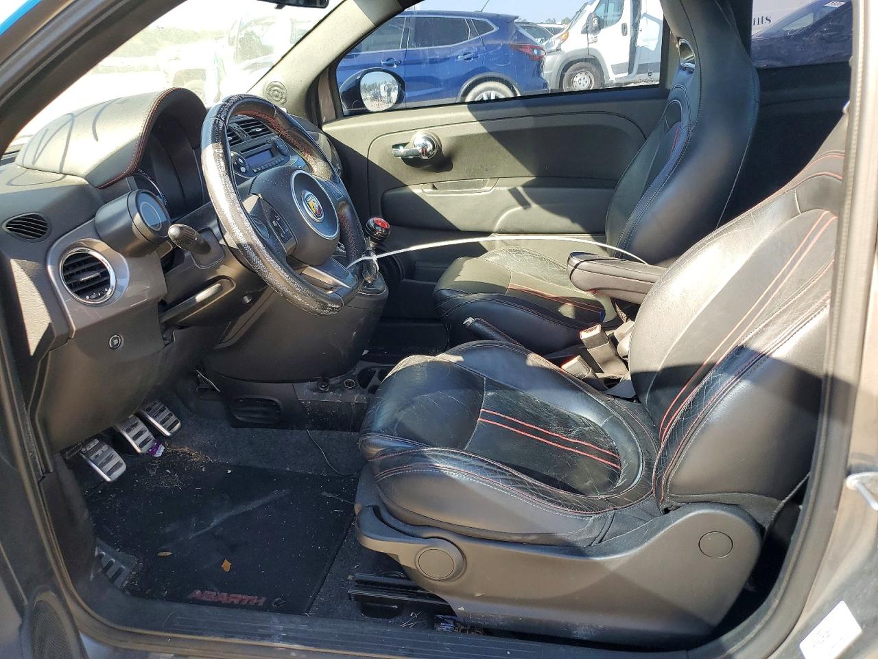 2013 Fiat 500 Abarth Blue vin: 3C3CFFJHXDT646551