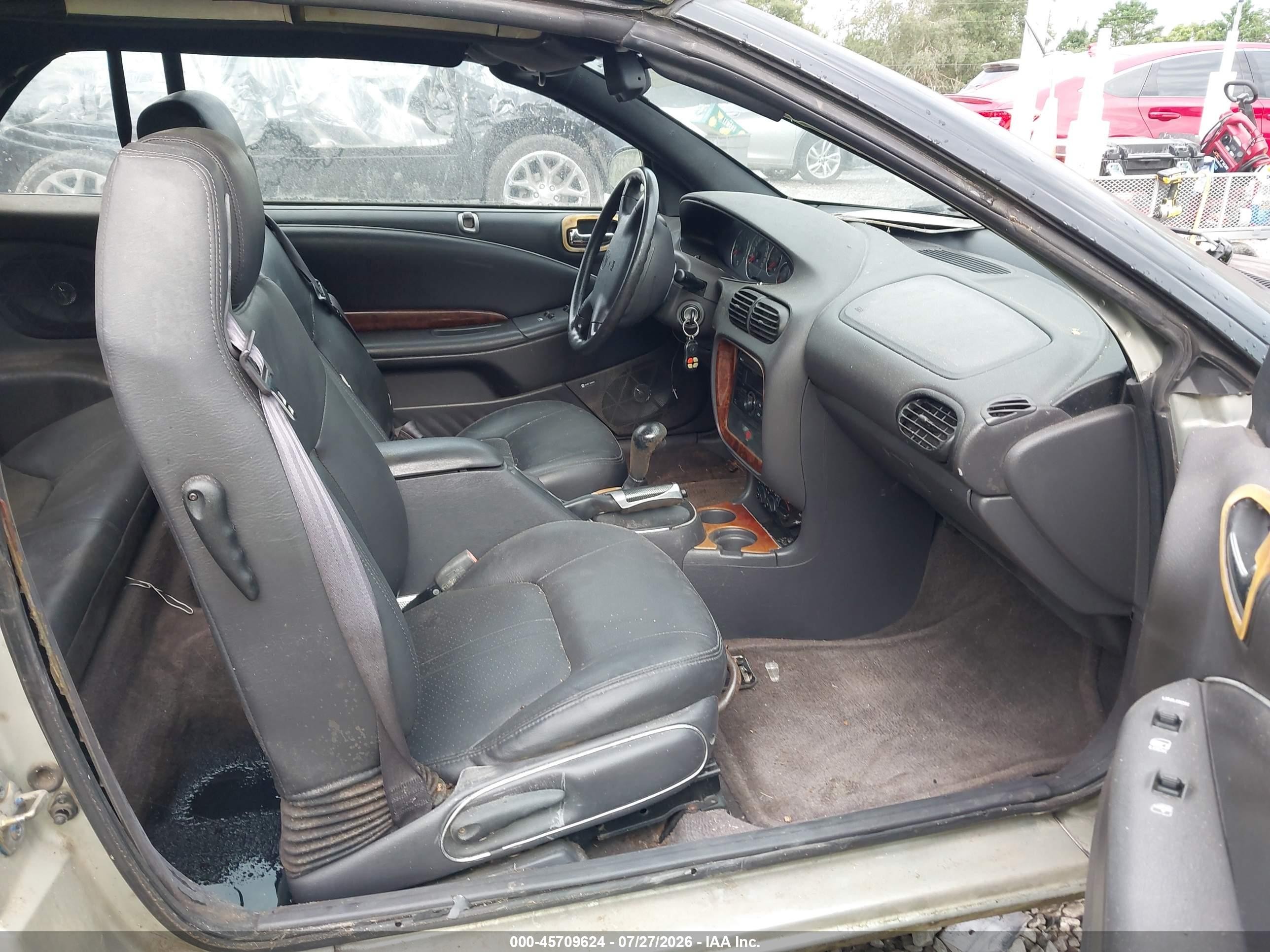 1999 Chrysler Sebring Jx Silver vin: 3C3EL45H3XT548028