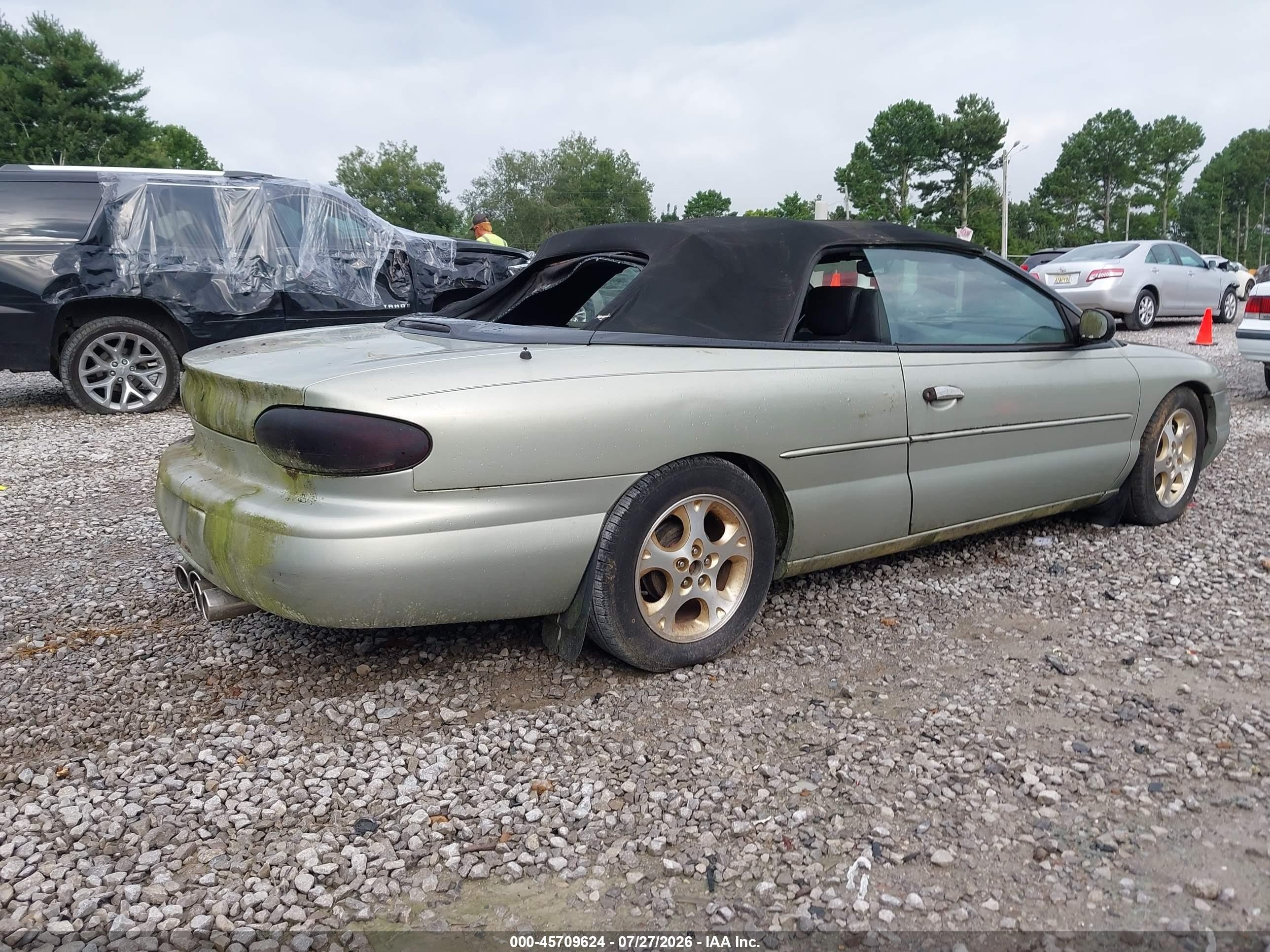 1999 Chrysler Sebring Jx Silver vin: 3C3EL45H3XT548028