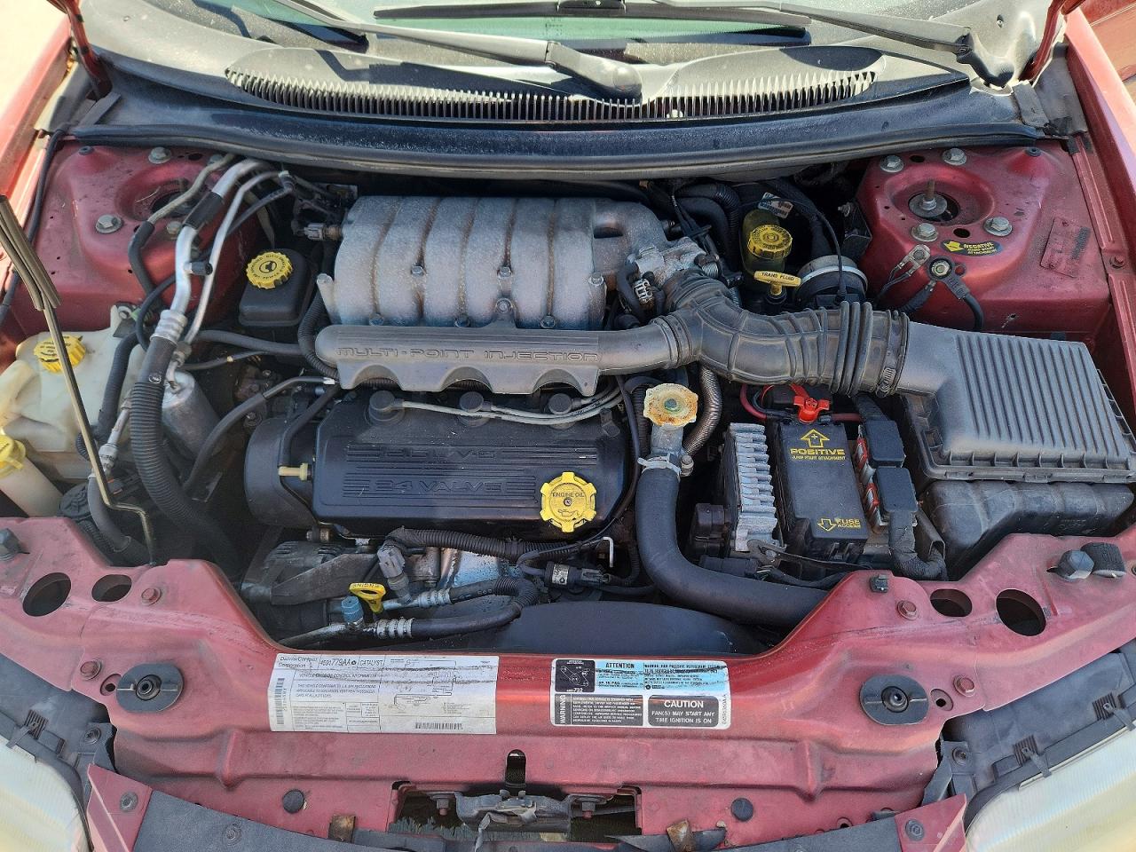 2000 Chrysler Sebring Jx Red vin: 3C3EL45H3YT260947