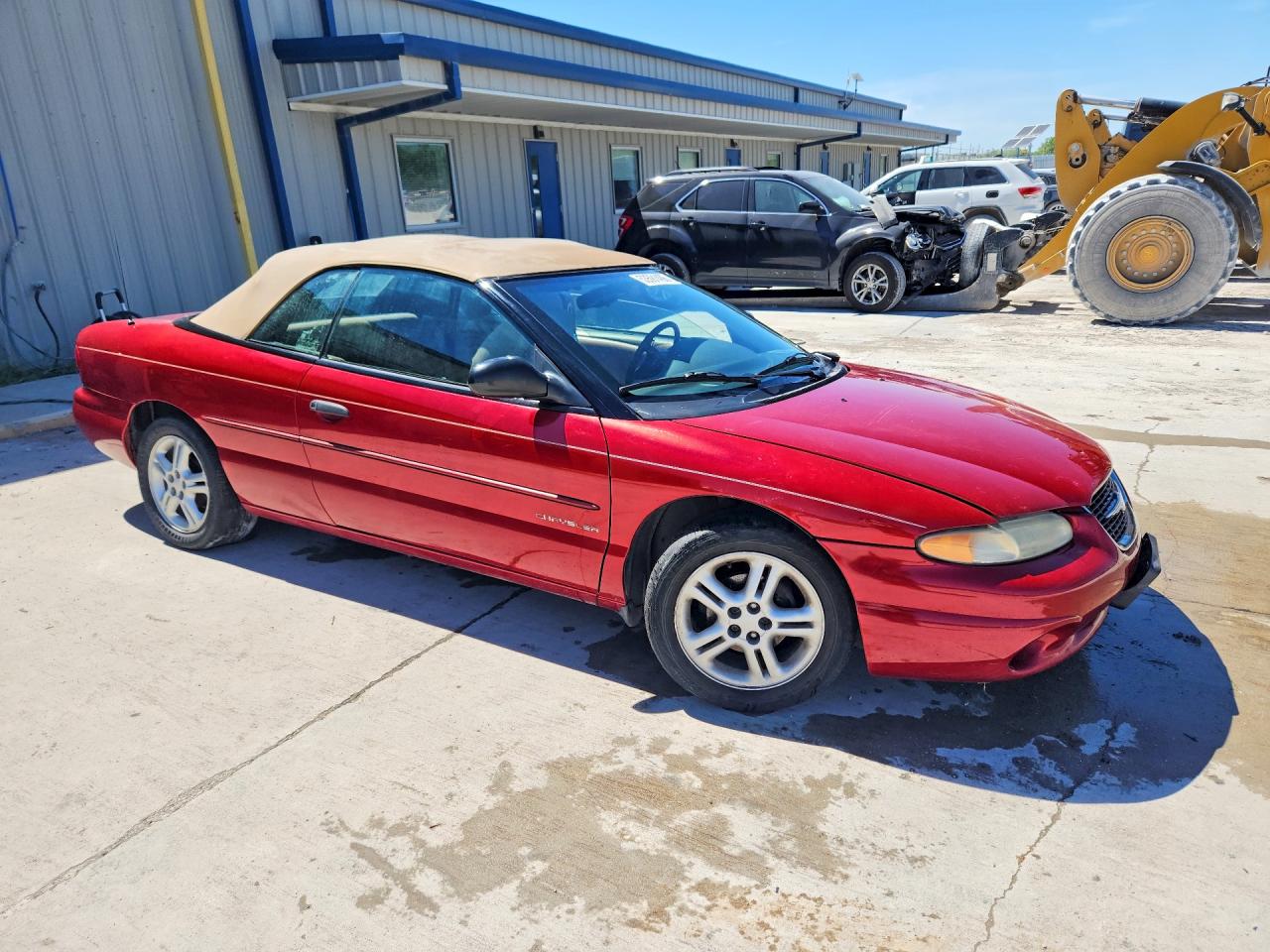 2000 Chrysler Sebring Jx Red vin: 3C3EL45H3YT260947