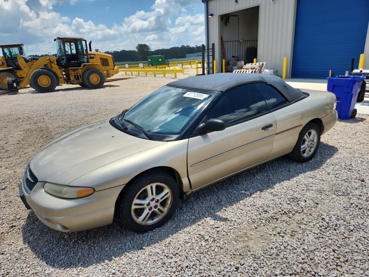 1999 Chrysler Sebring Jx Gold vin: 3C3EL45H4XT538432